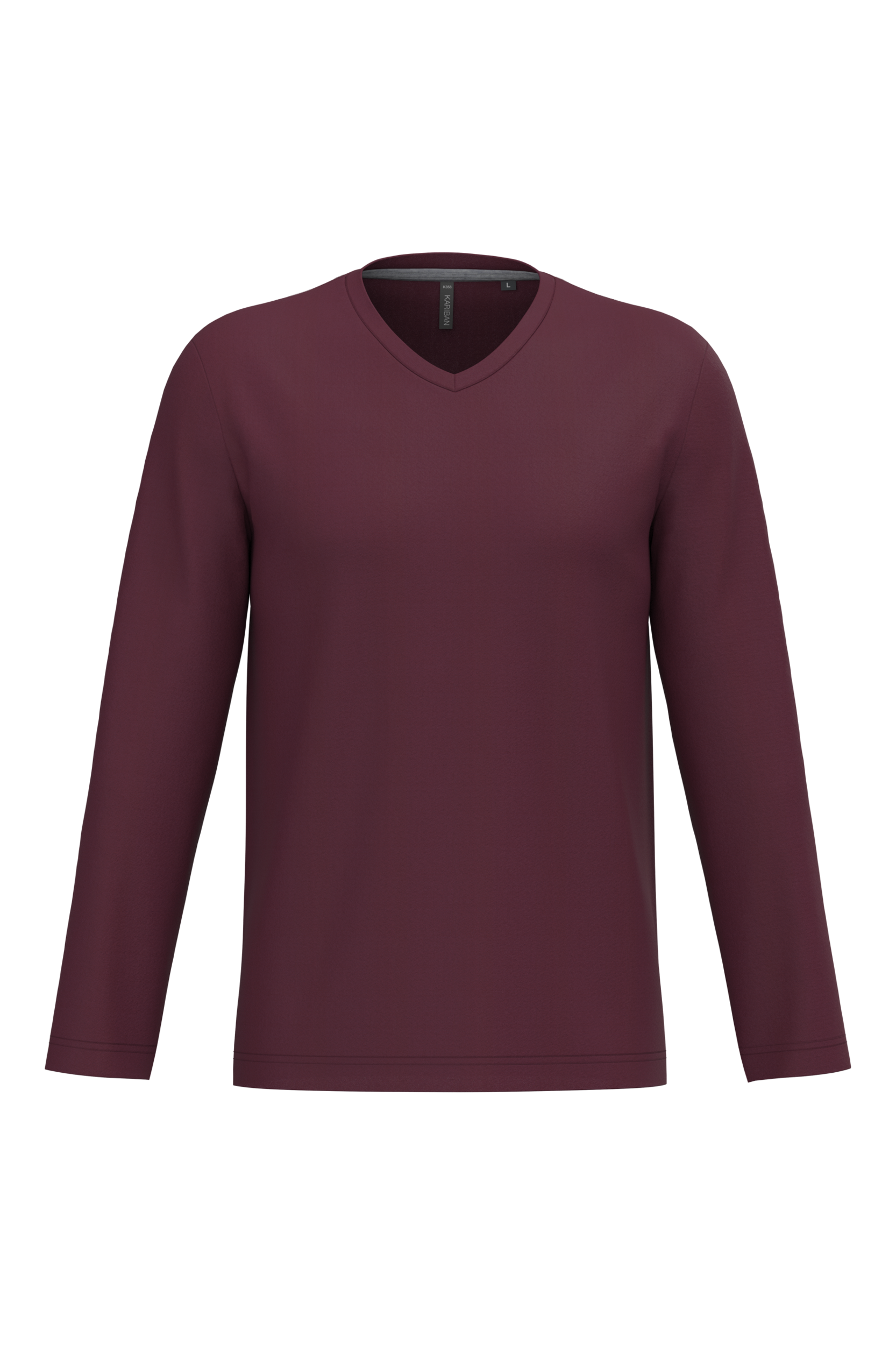 Miniature 26 pour T-shirt col V manches longues homme