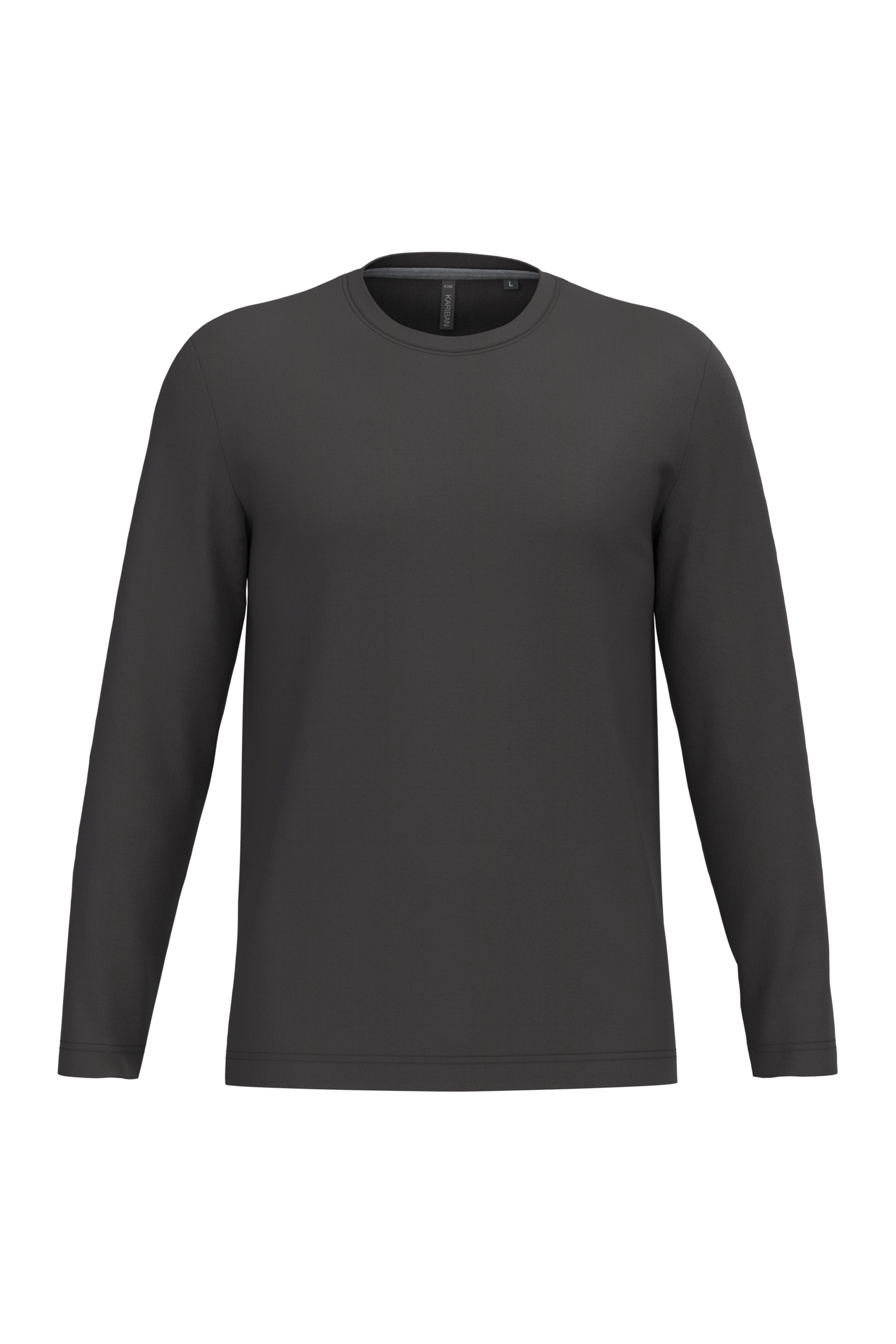 Miniature 11 pour T-shirt col rond manches longues homme