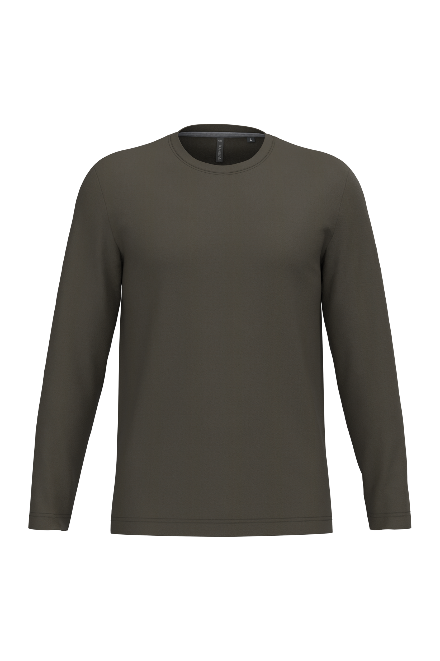 Miniature 12 pour T-shirt col rond manches longues homme