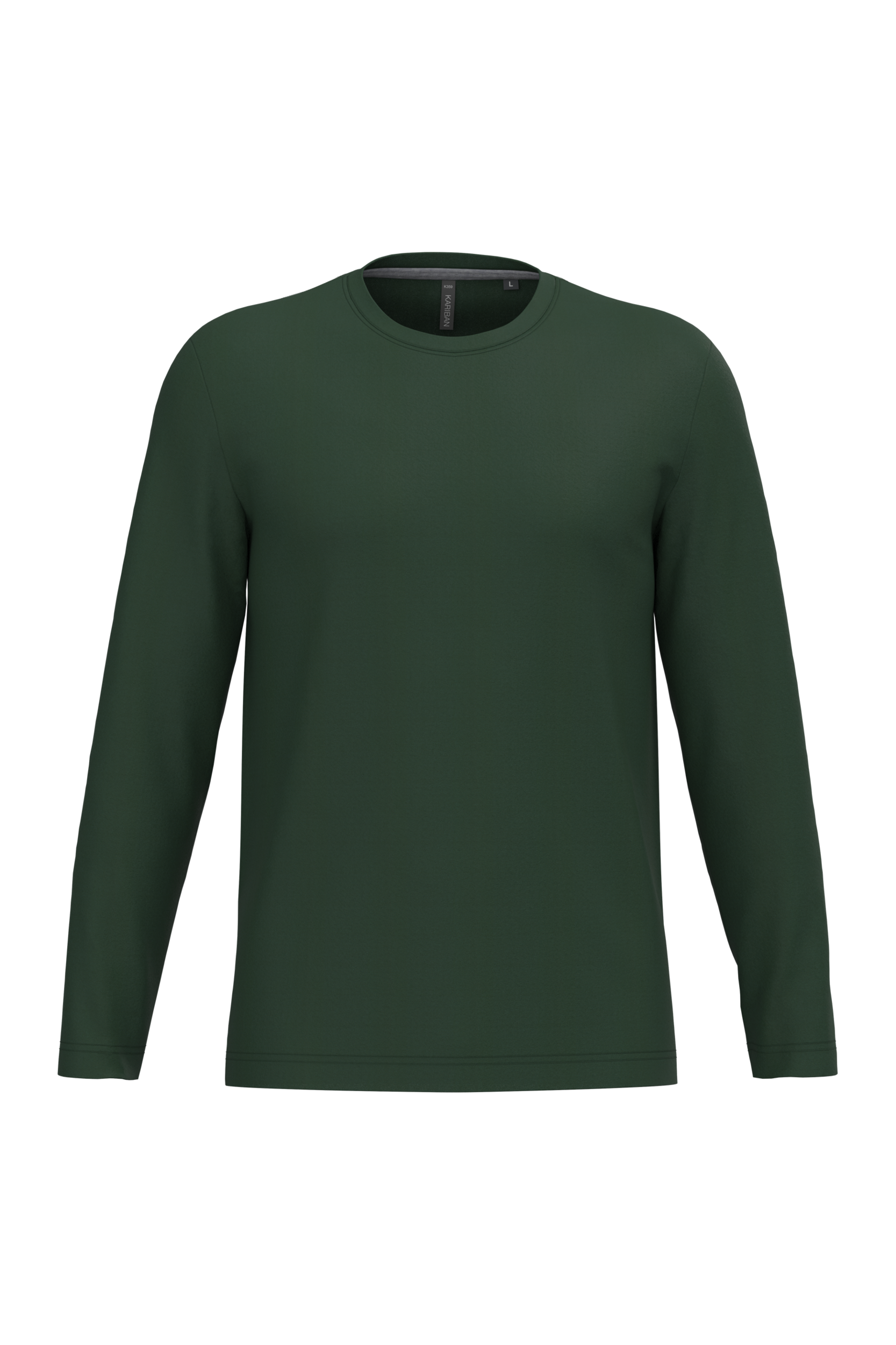 Miniature 13 pour T-shirt col rond manches longues homme