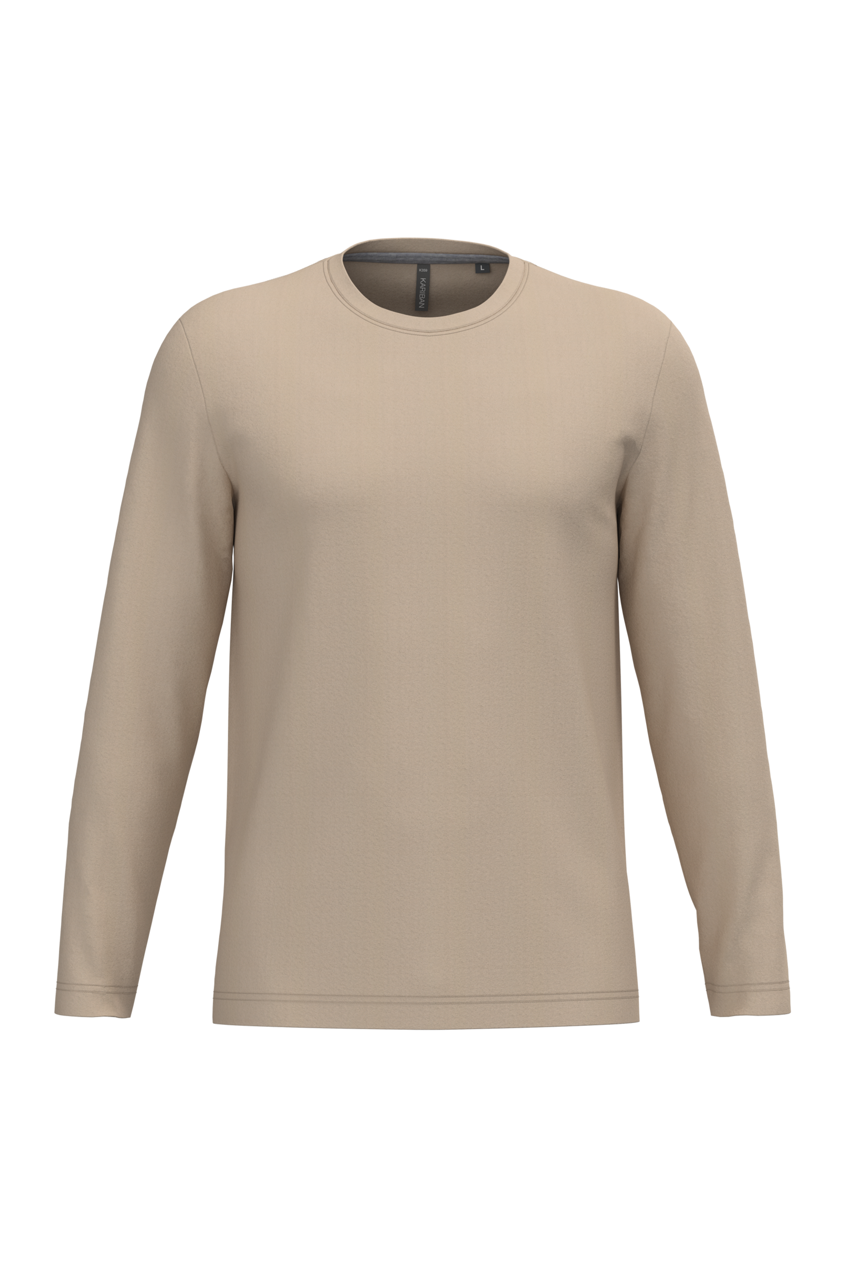 Miniature 17 pour T-shirt col rond manches longues homme