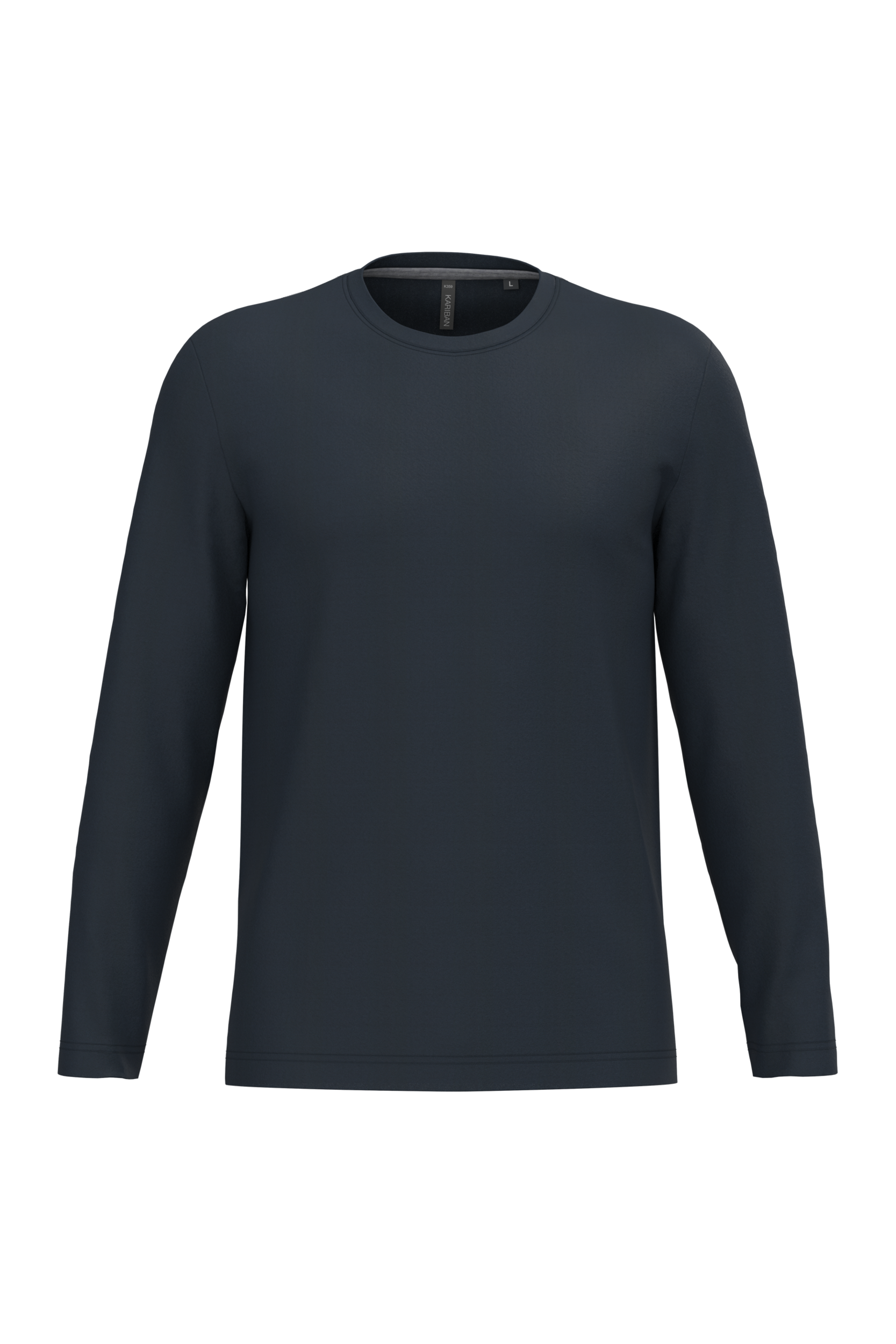 Miniature 19 pour T-shirt col rond manches longues homme