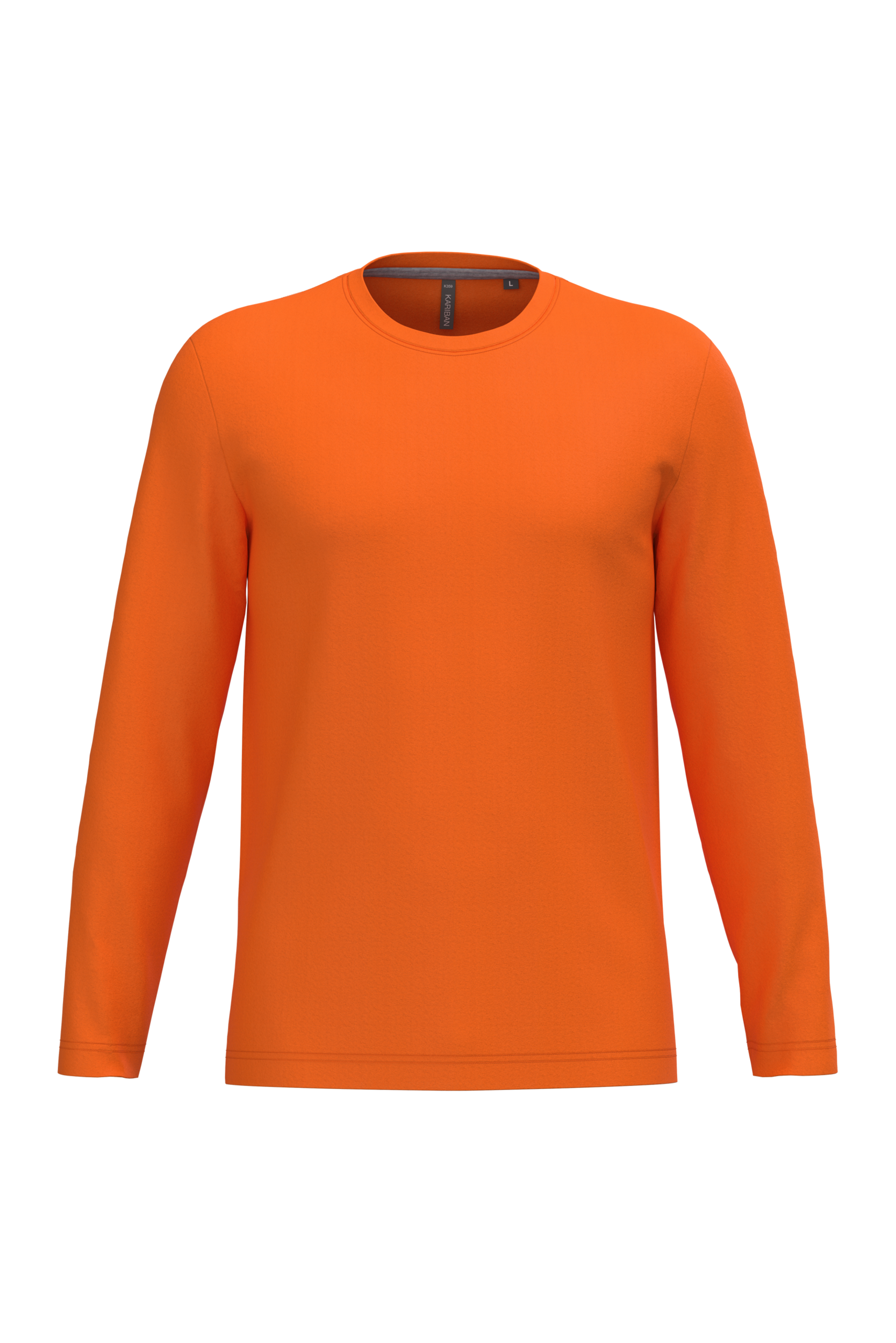 Miniature 20 pour T-shirt col rond manches longues homme