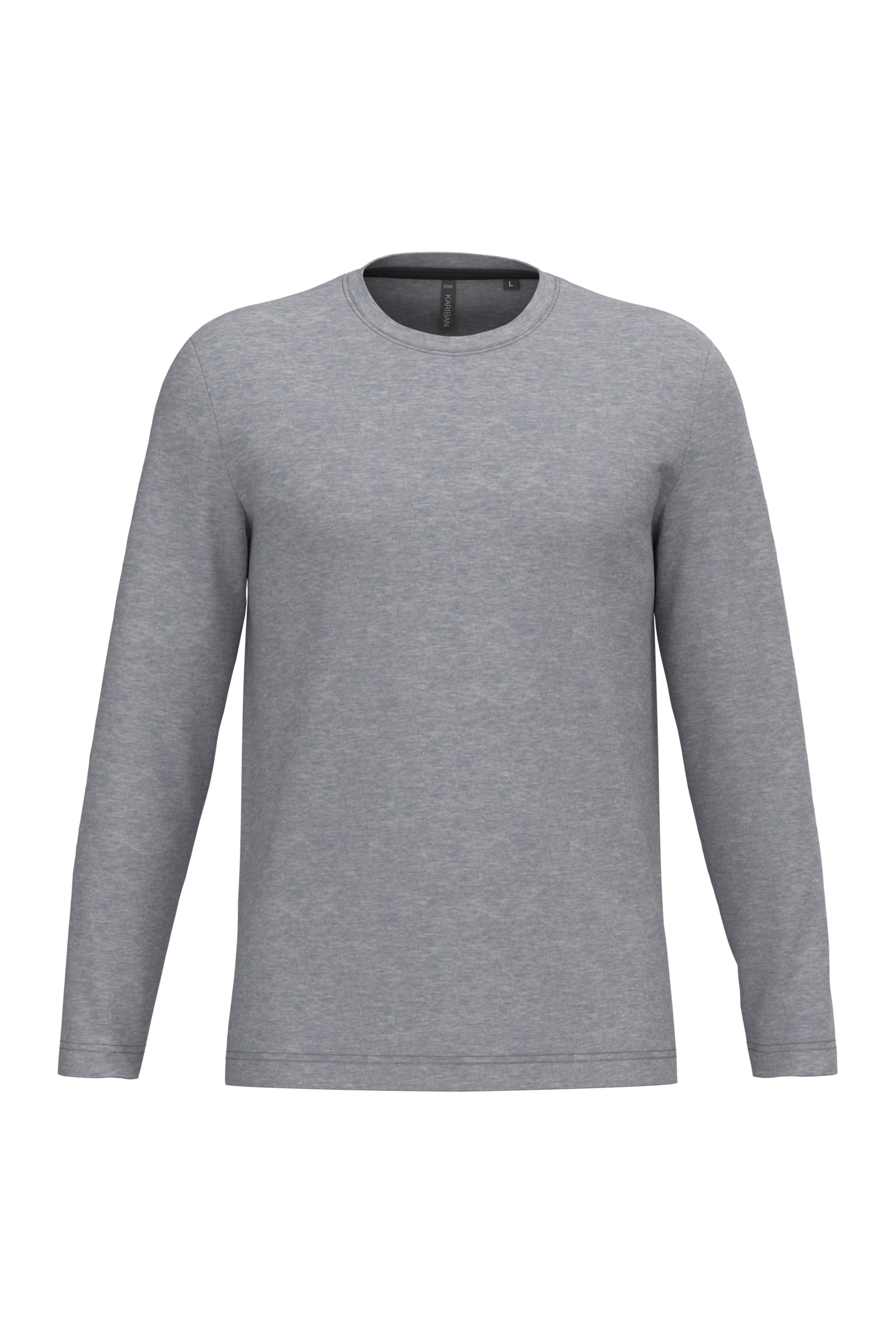 Miniature 21 pour T-shirt col rond manches longues homme
