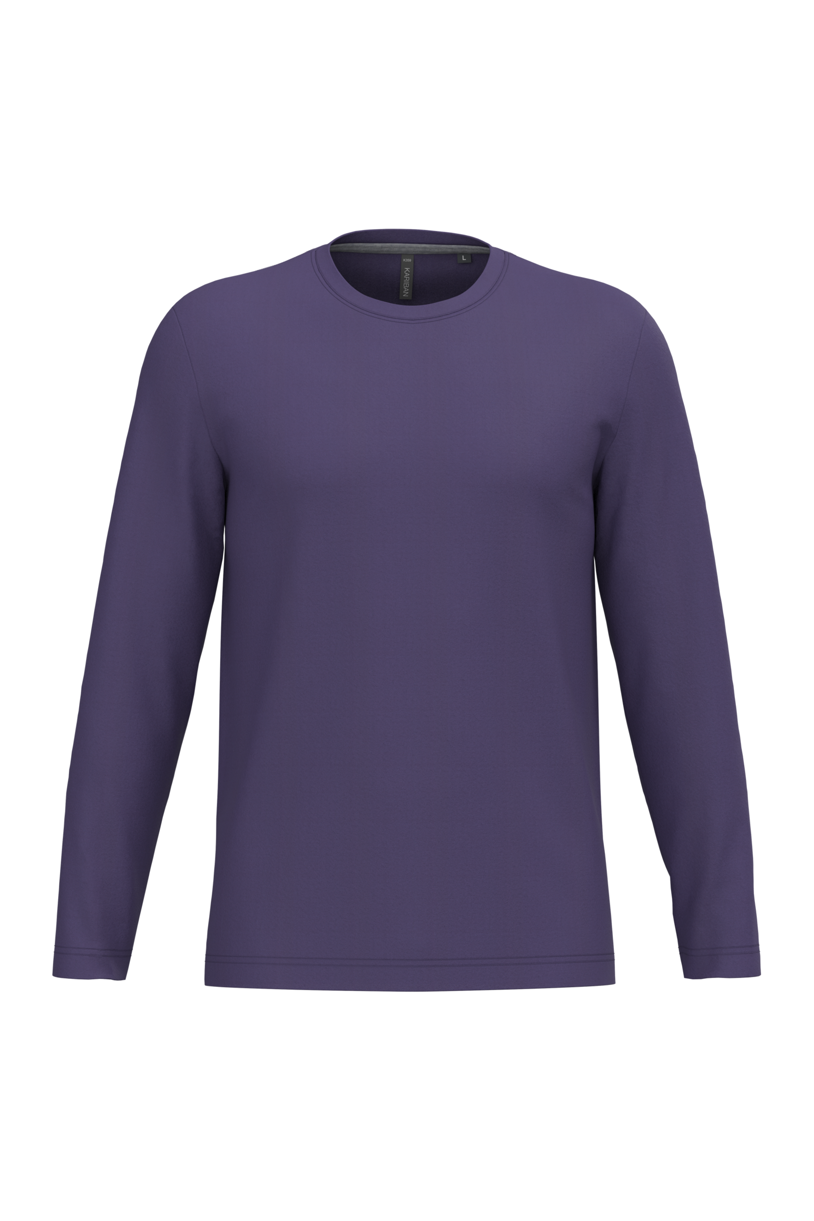 Miniature 22 pour T-shirt col rond manches longues homme