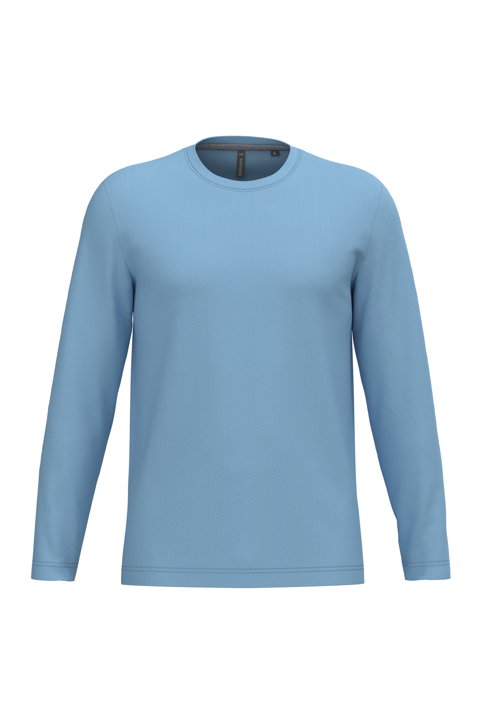 Miniature 24 pour T-shirt col rond manches longues homme