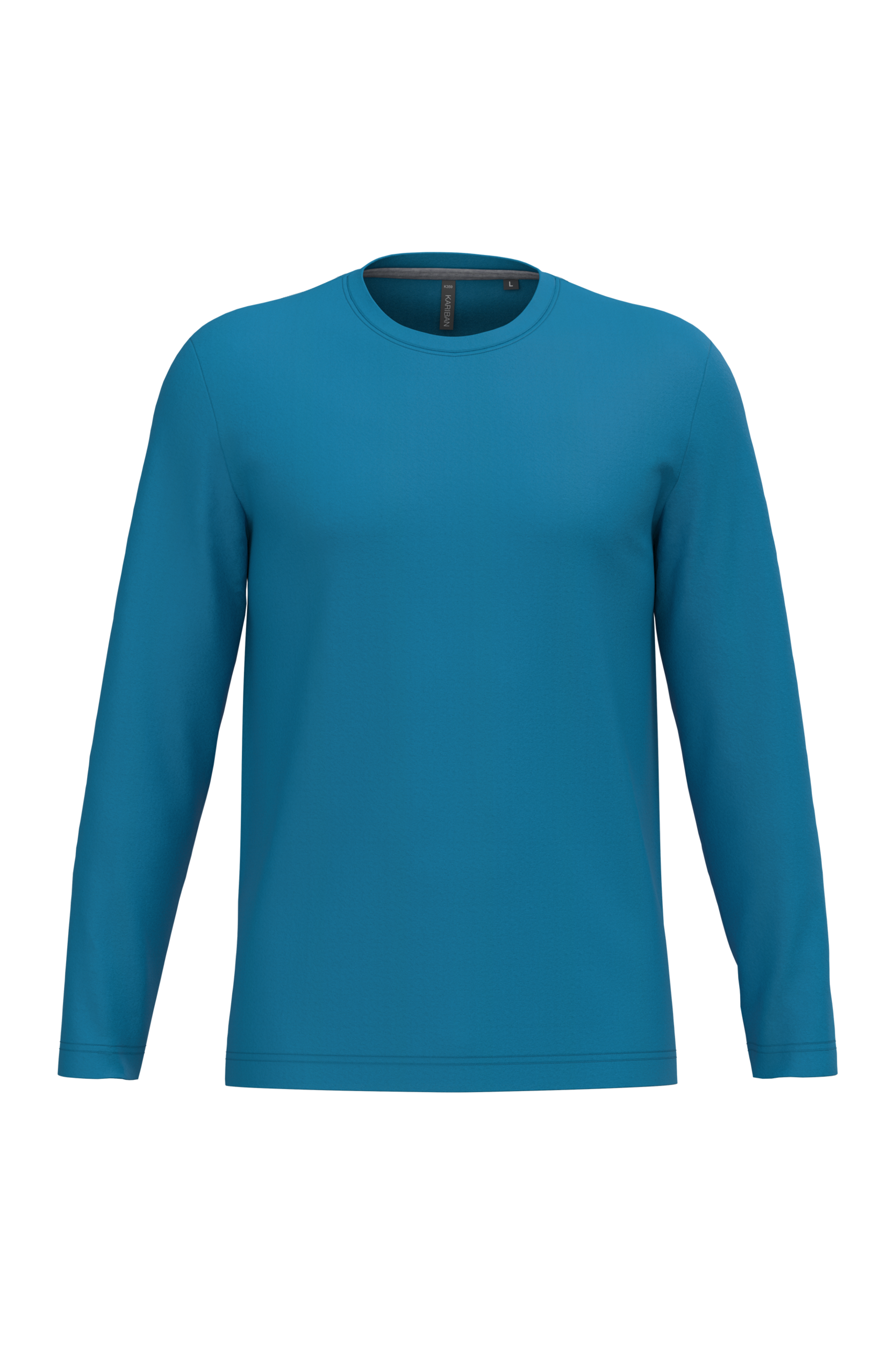 Miniature 25 pour T-shirt col rond manches longues homme