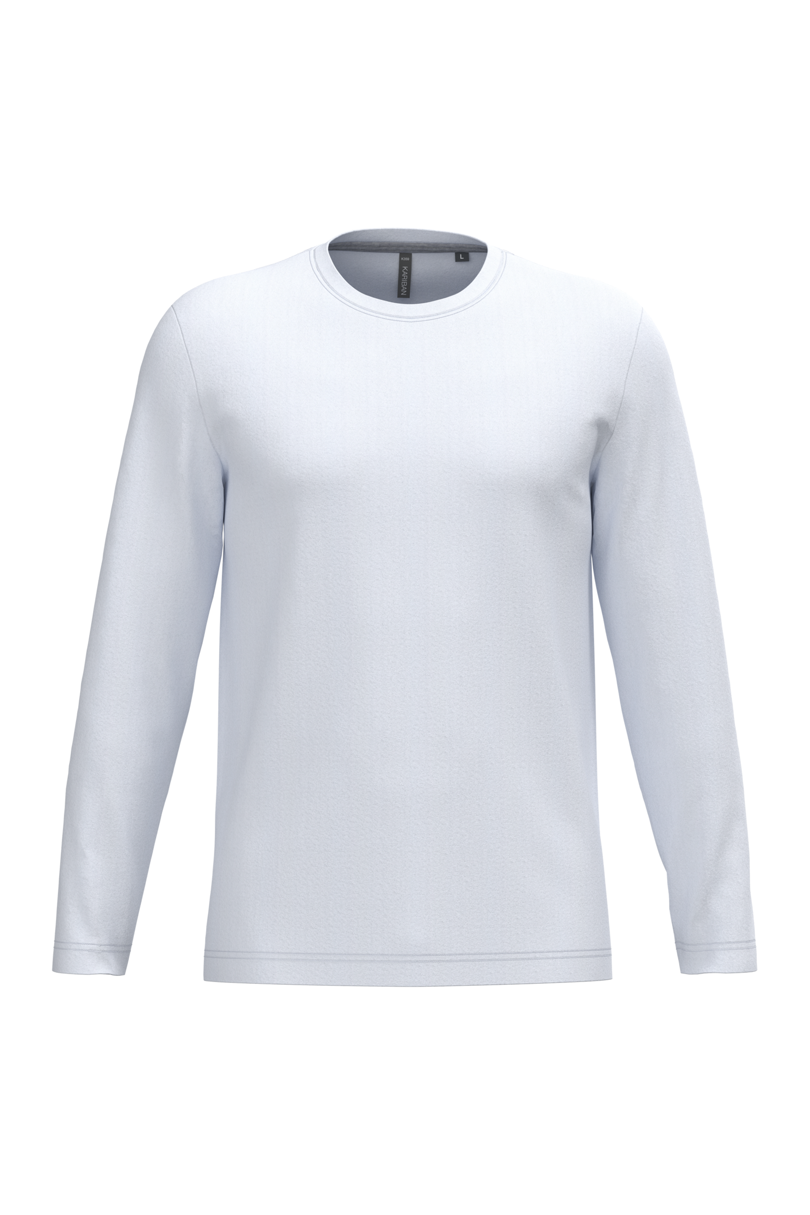 Miniature 26 pour T-shirt col rond manches longues homme