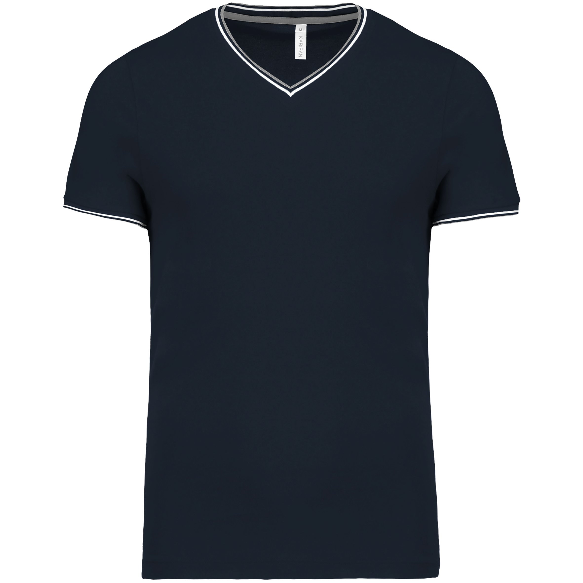 Miniature 10 pour T-shirt maille piquée col V homme