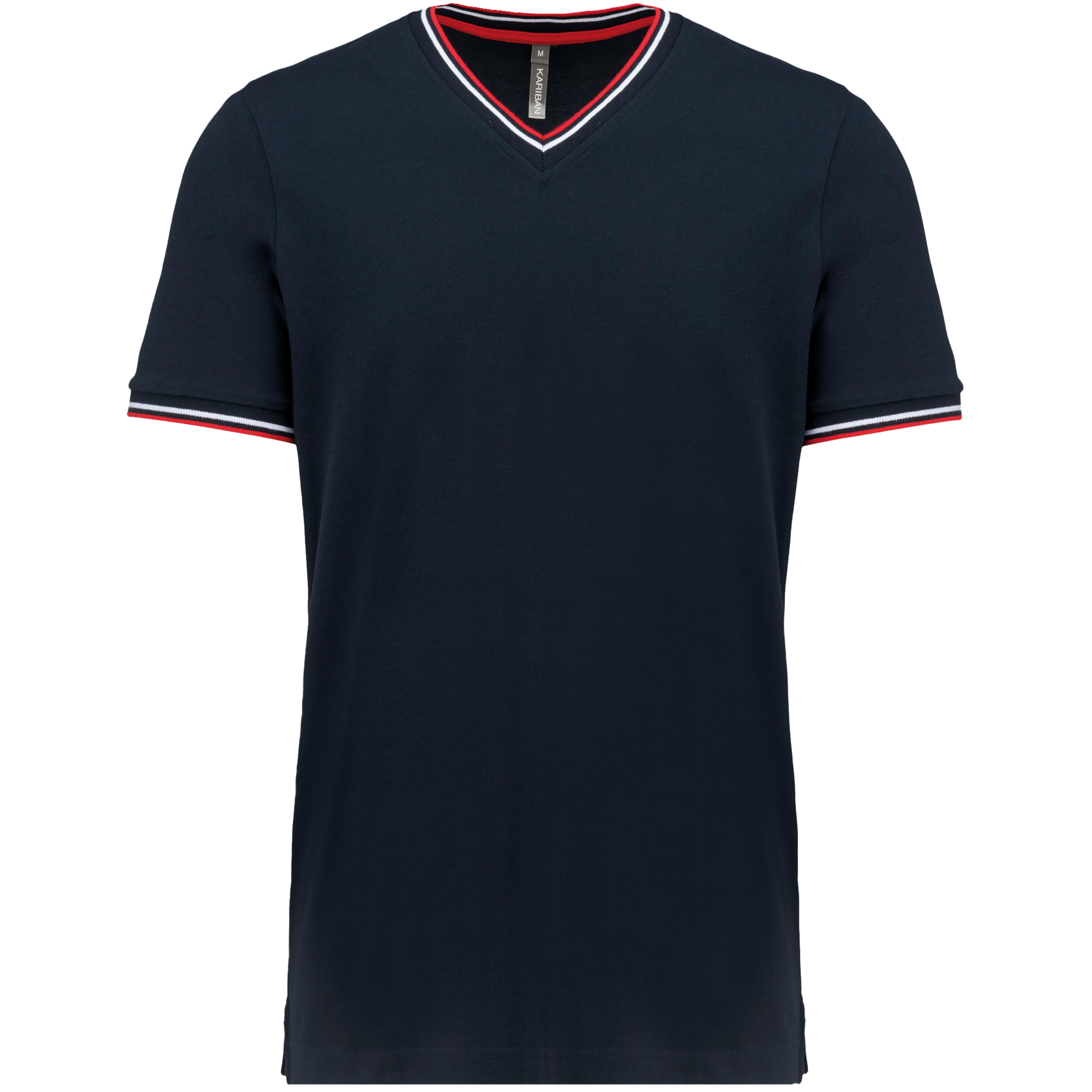 Miniature 11 pour T-shirt maille piquée col V homme