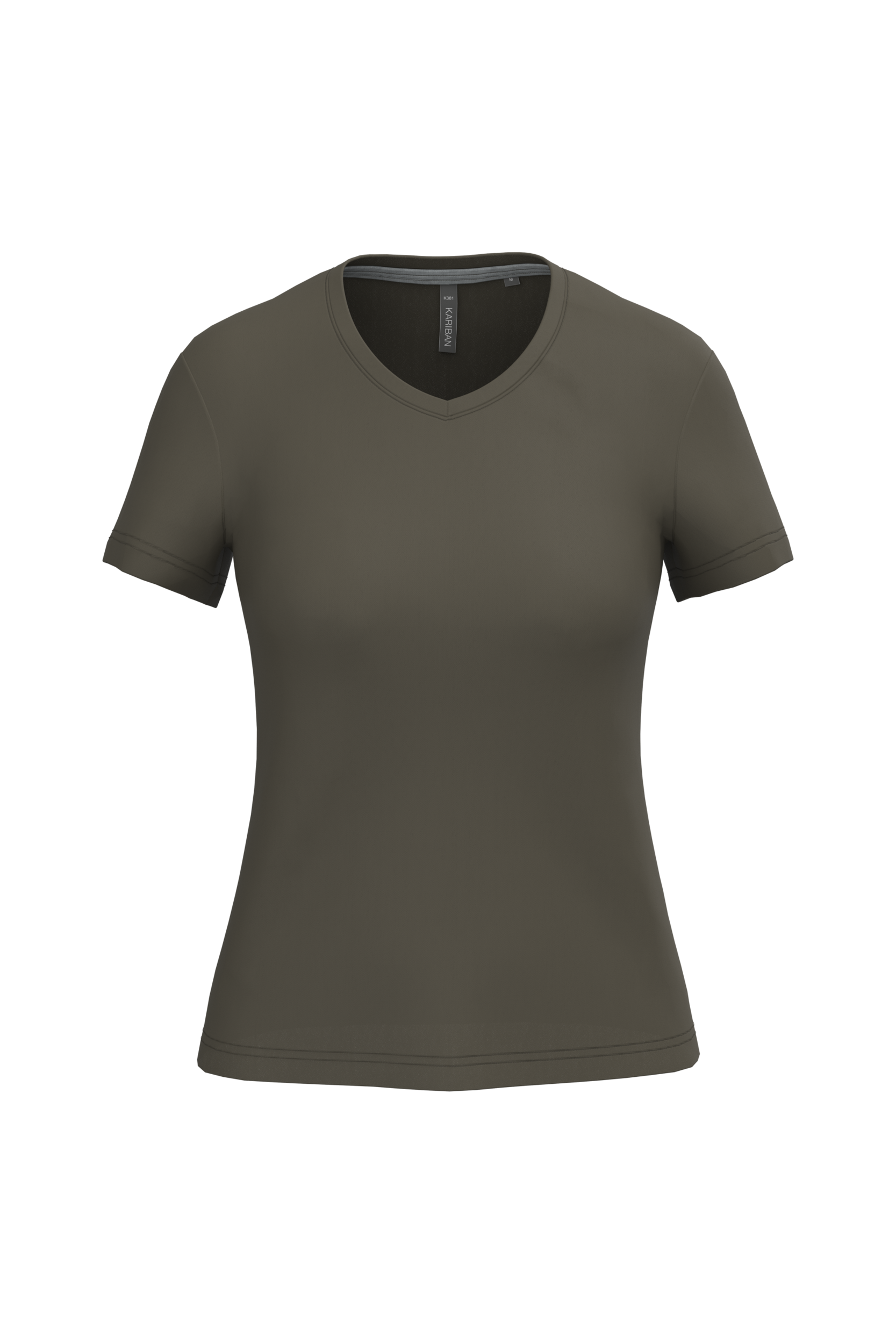 Miniature 12 pour T-shirt col V manches courtes femme