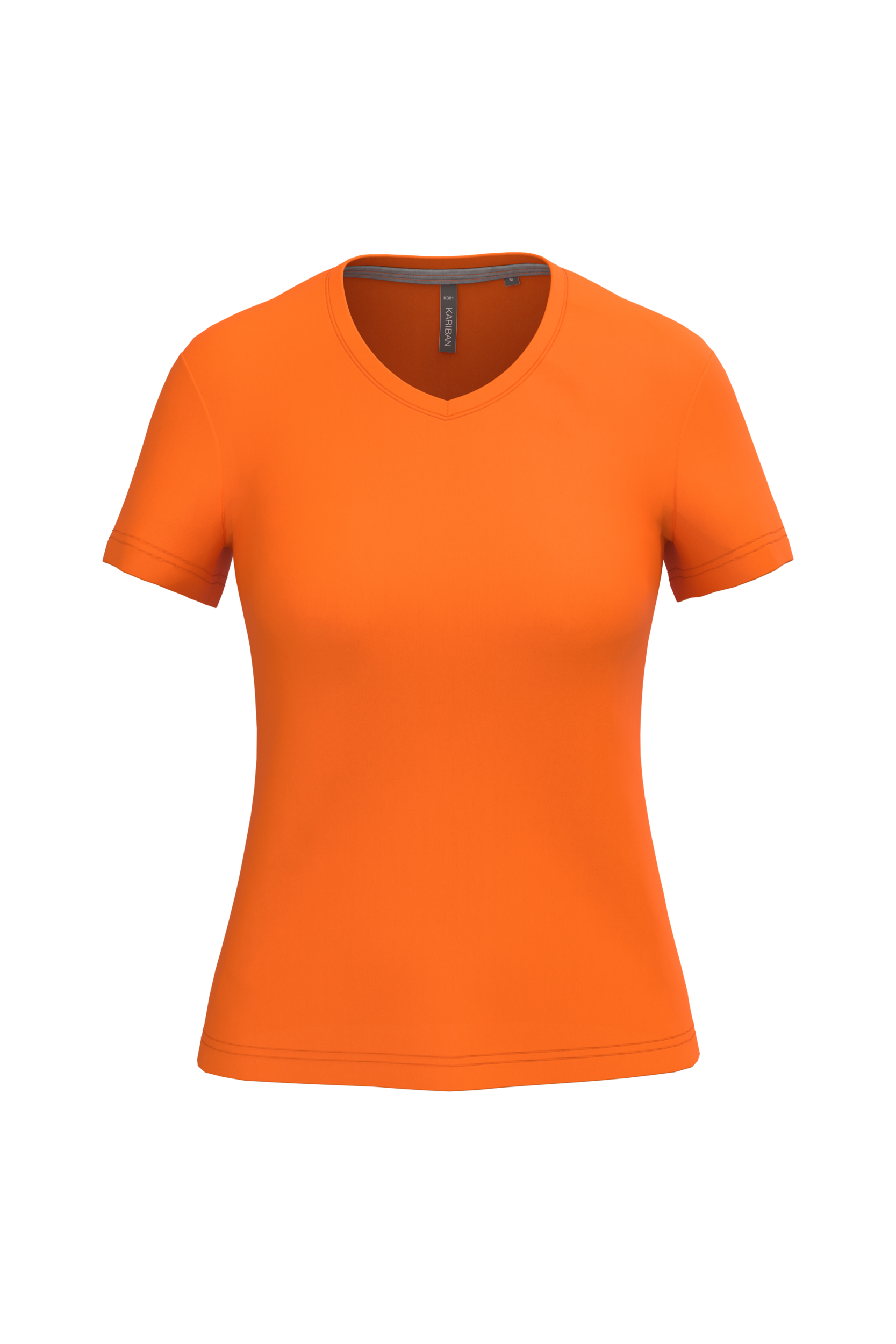Miniature 20 pour T-shirt col V manches courtes femme