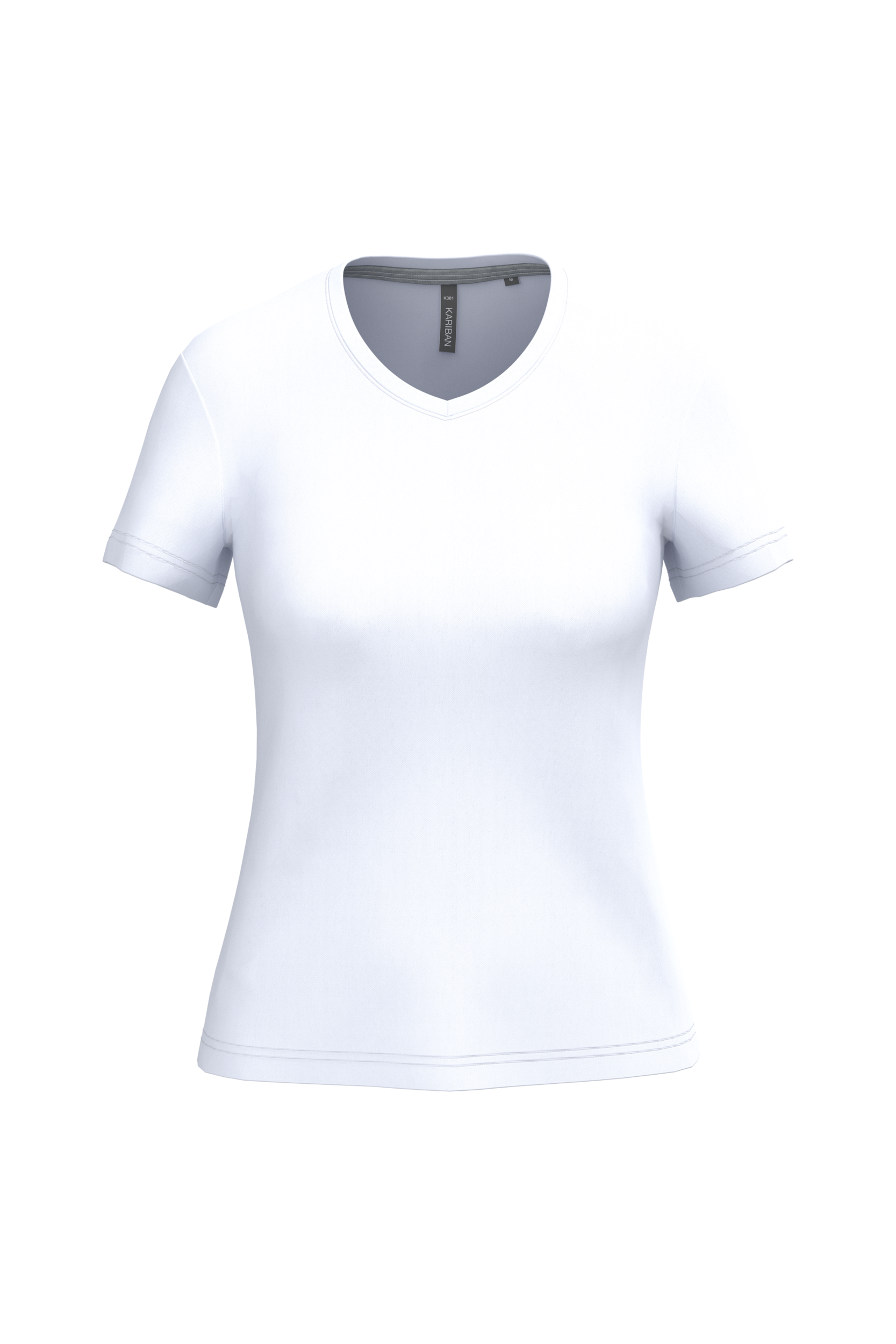 Miniature 26 pour T-shirt col V manches courtes femme