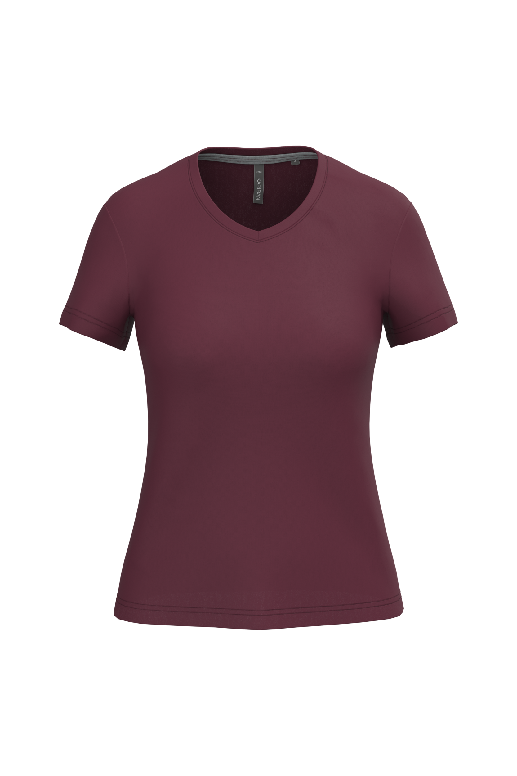 Miniature 27 pour T-shirt col V manches courtes femme