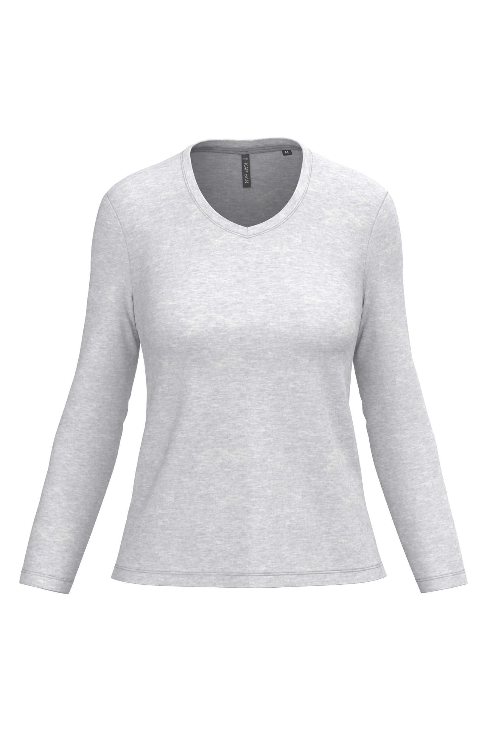 Miniature 8 pour T-shirt col V manches longues femme
