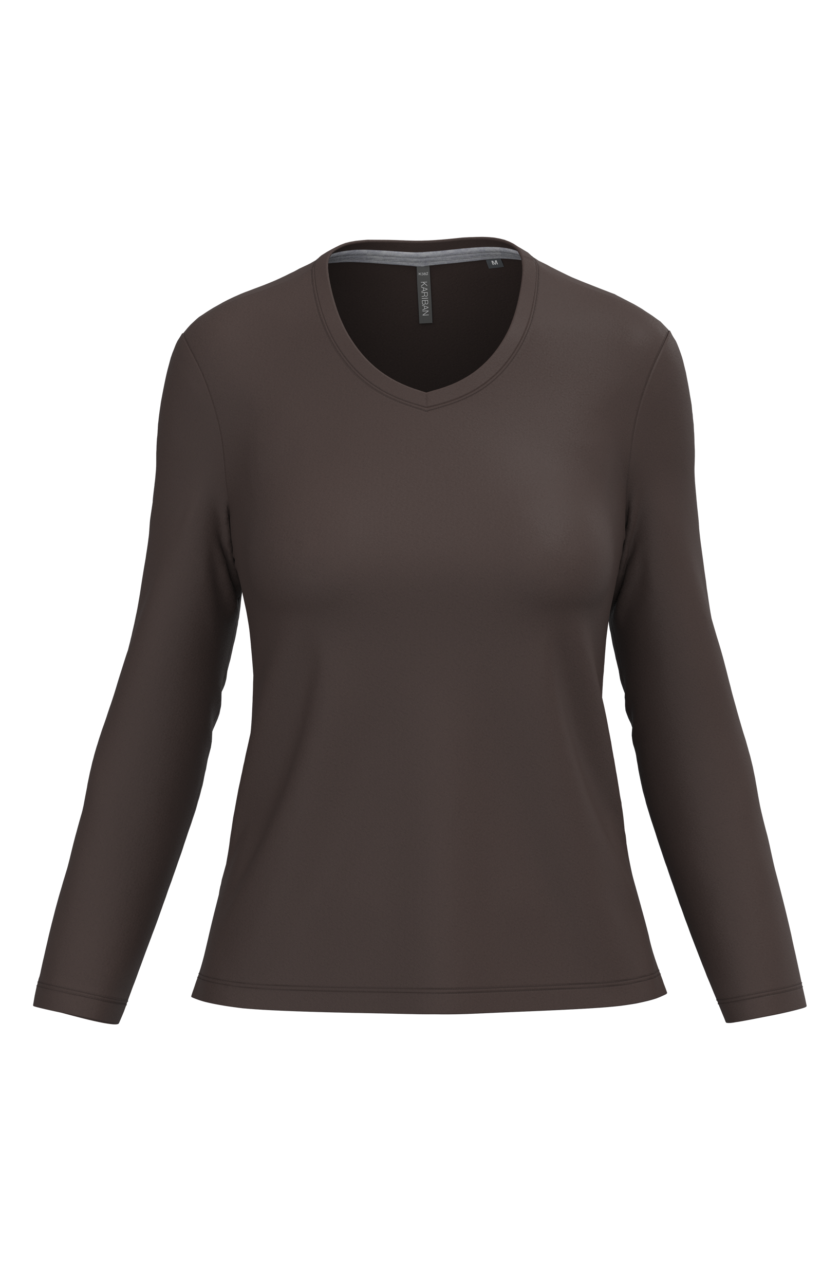 Miniature 10 pour T-shirt col V manches longues femme
