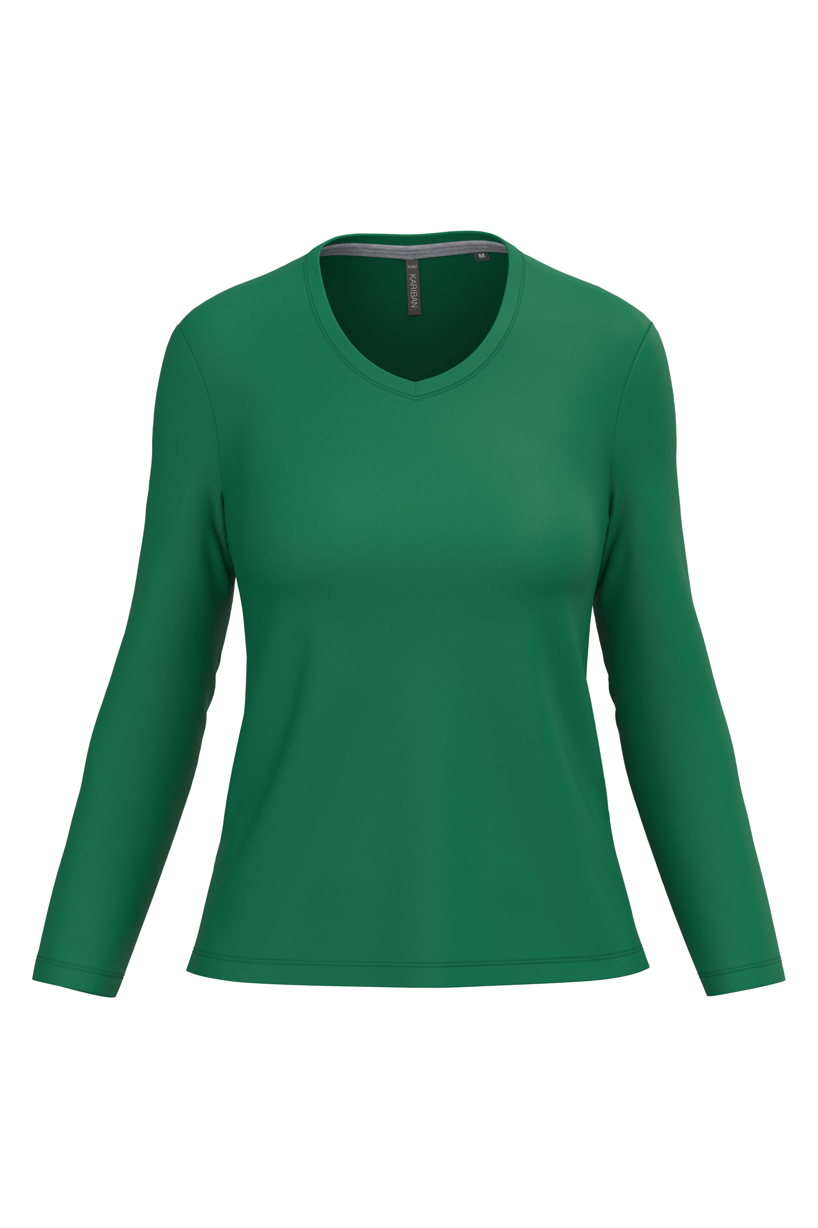 Miniature 15 pour T-shirt col V manches longues femme