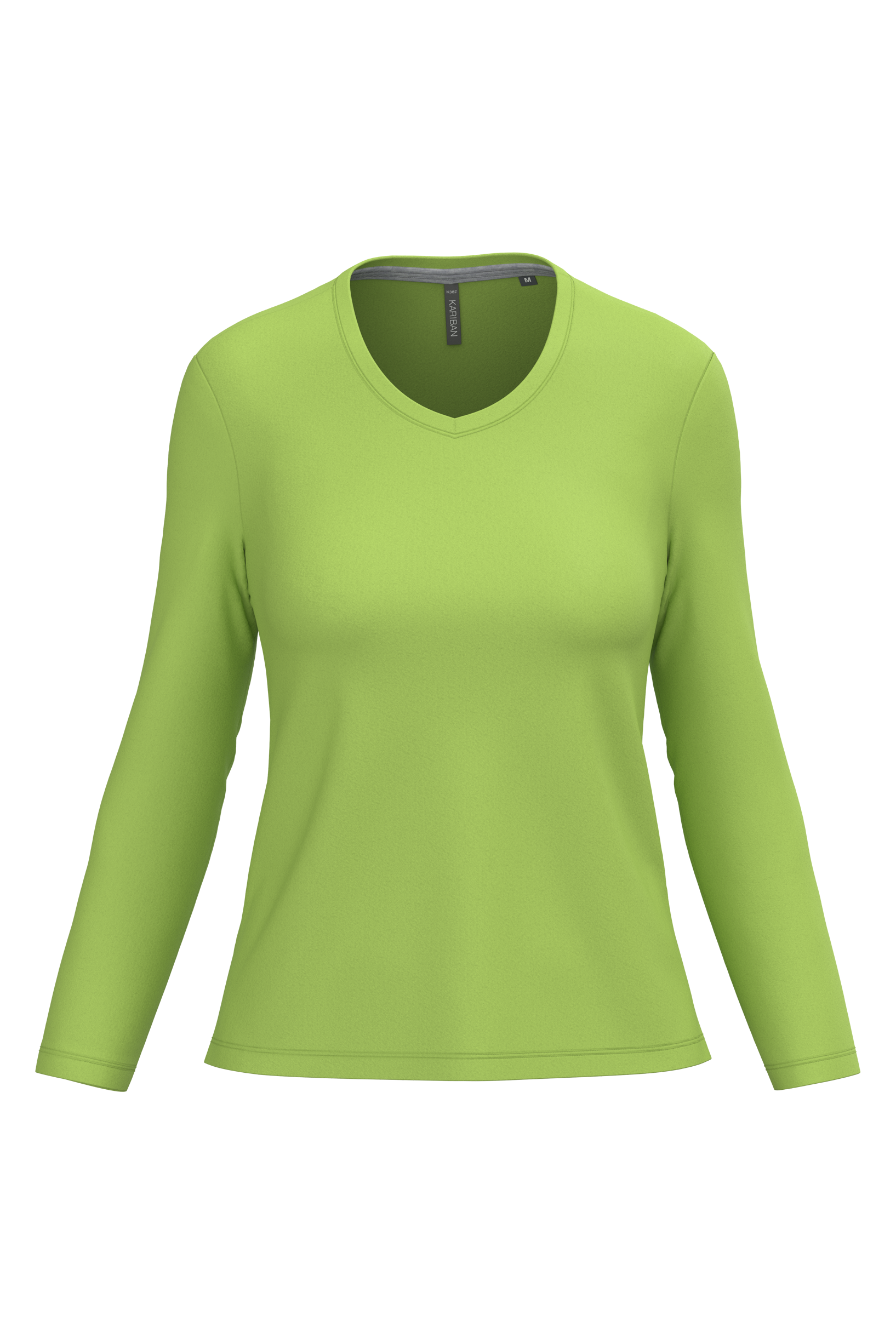 Miniature 18 pour T-shirt col V manches longues femme