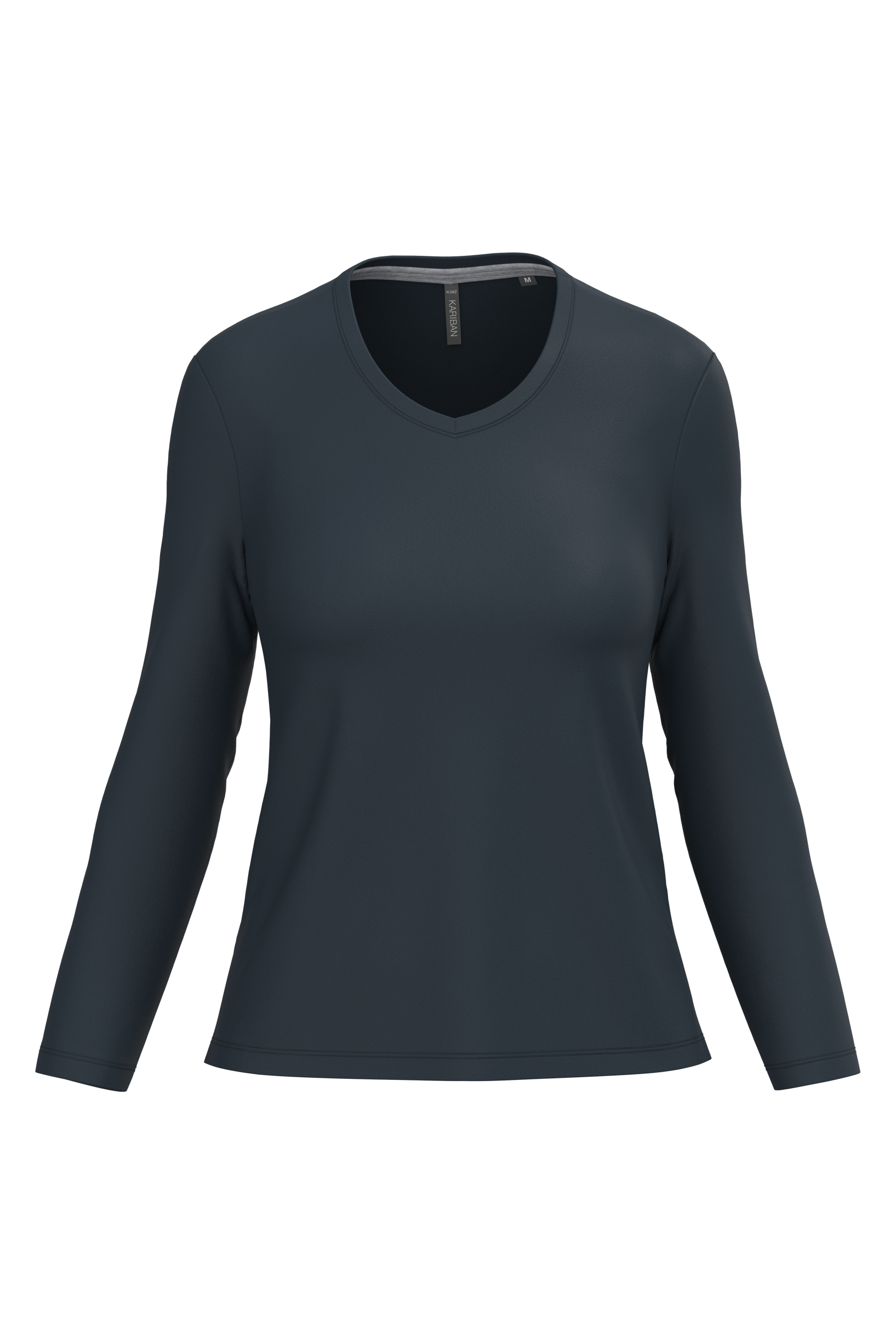 Miniature 19 pour T-shirt col V manches longues femme