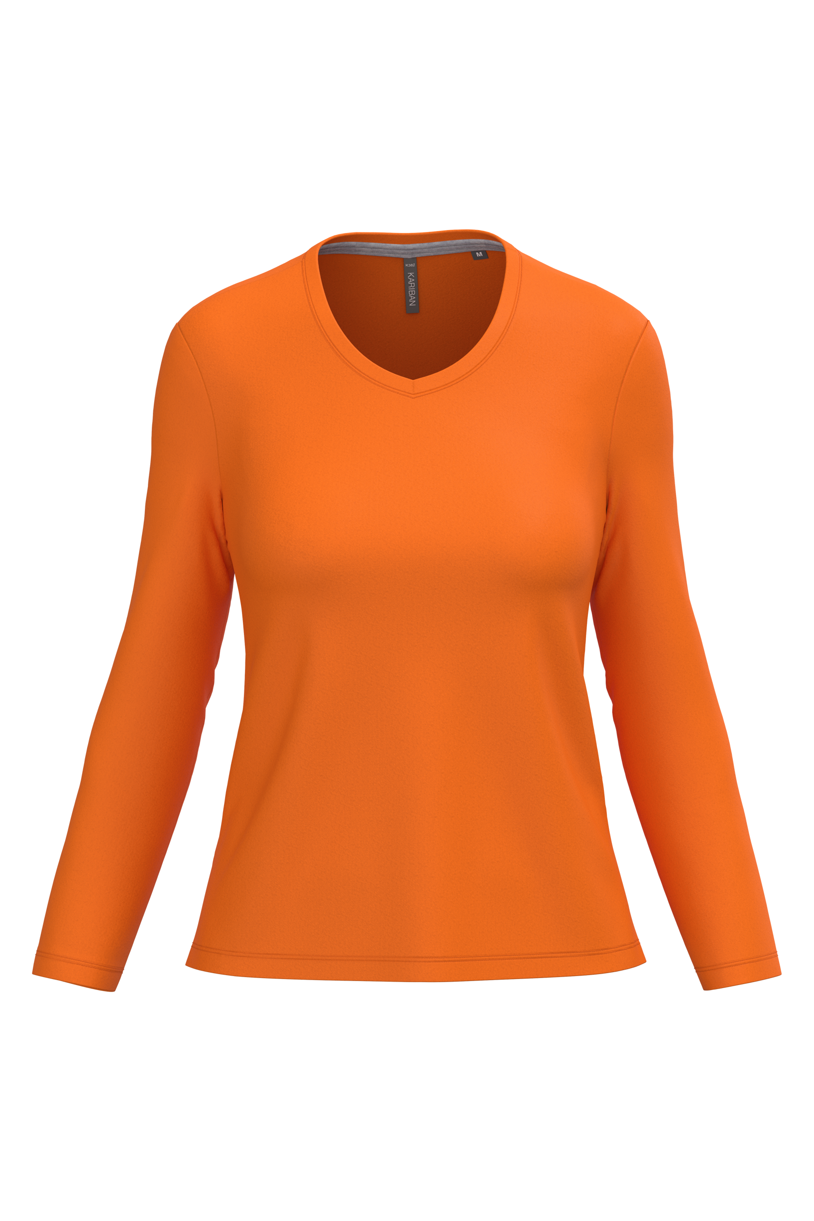 Miniature 20 pour T-shirt col V manches longues femme