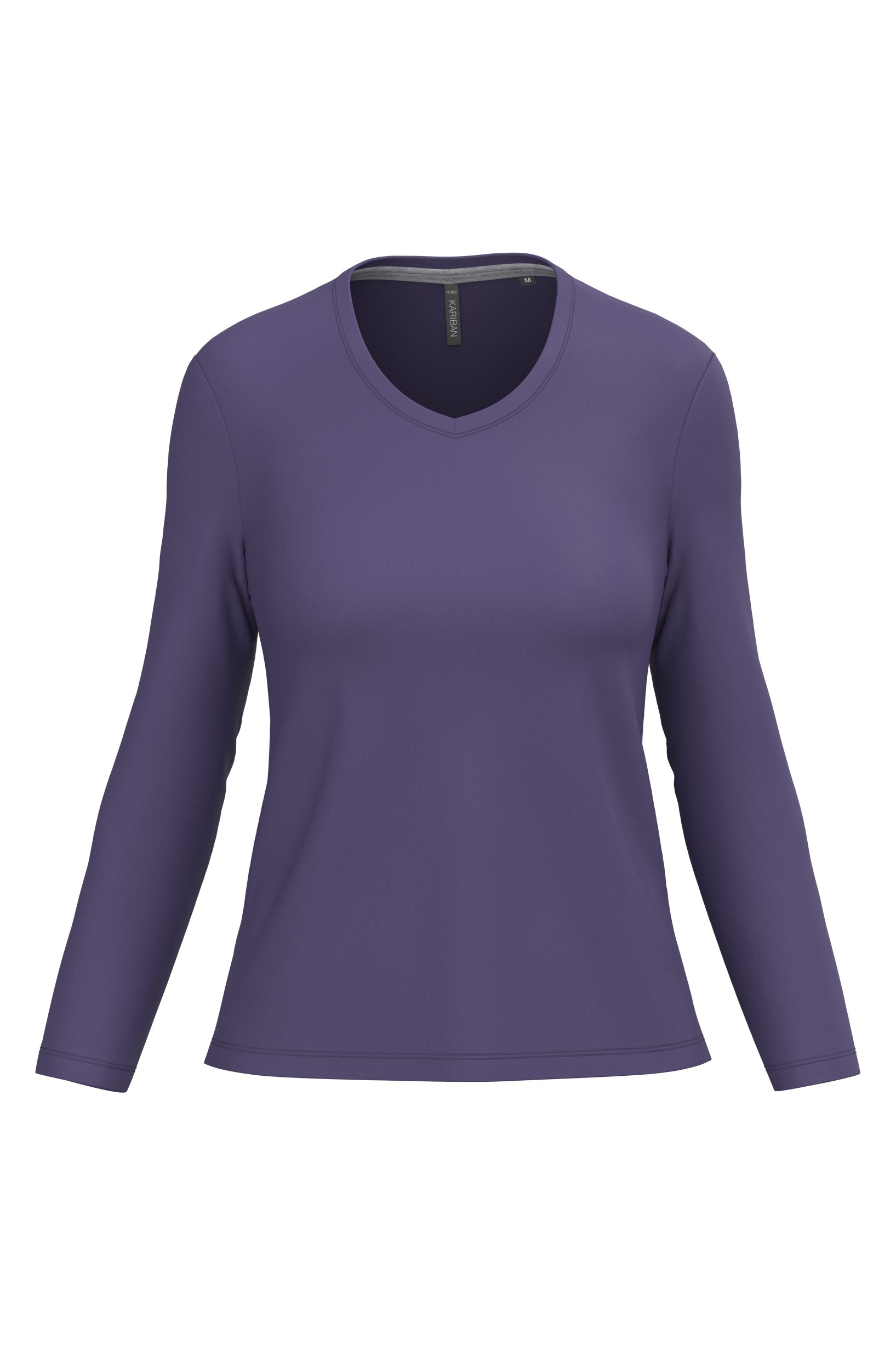 Miniature 22 pour T-shirt col V manches longues femme