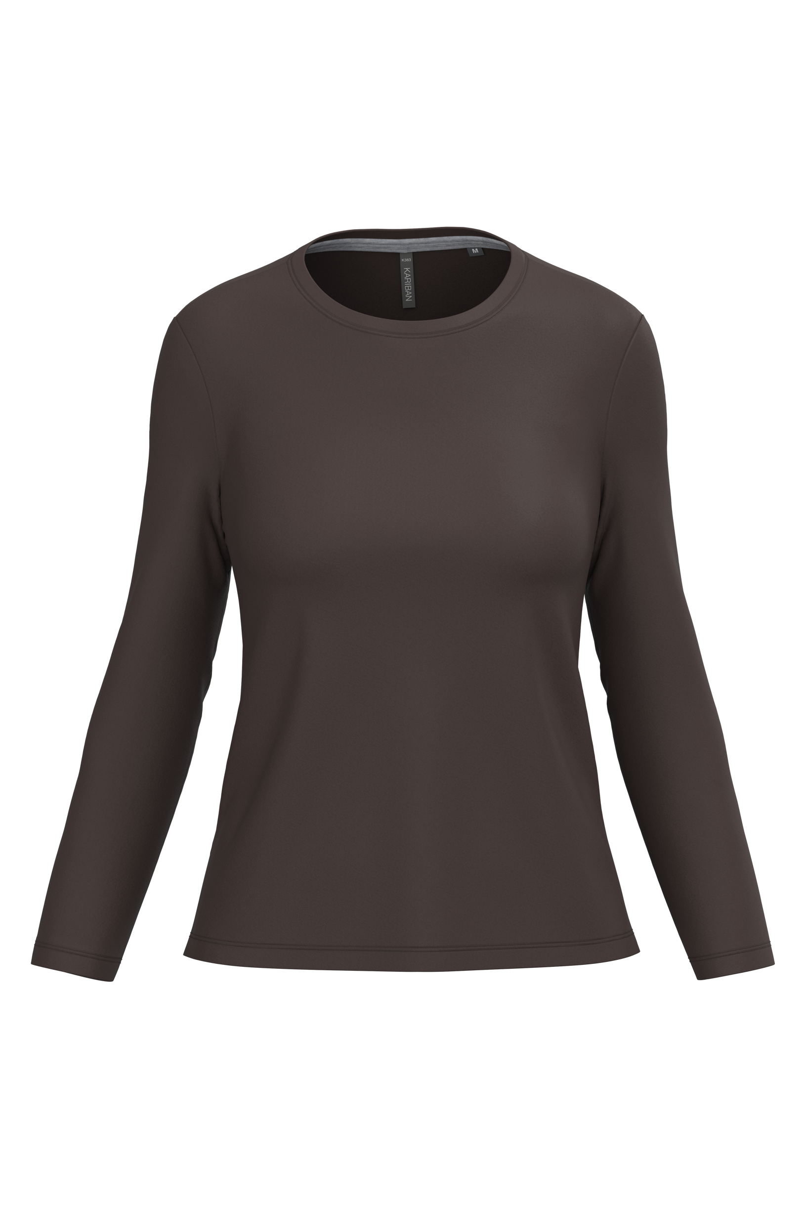 Miniature 10 pour T-shirt col rond manches longues femme