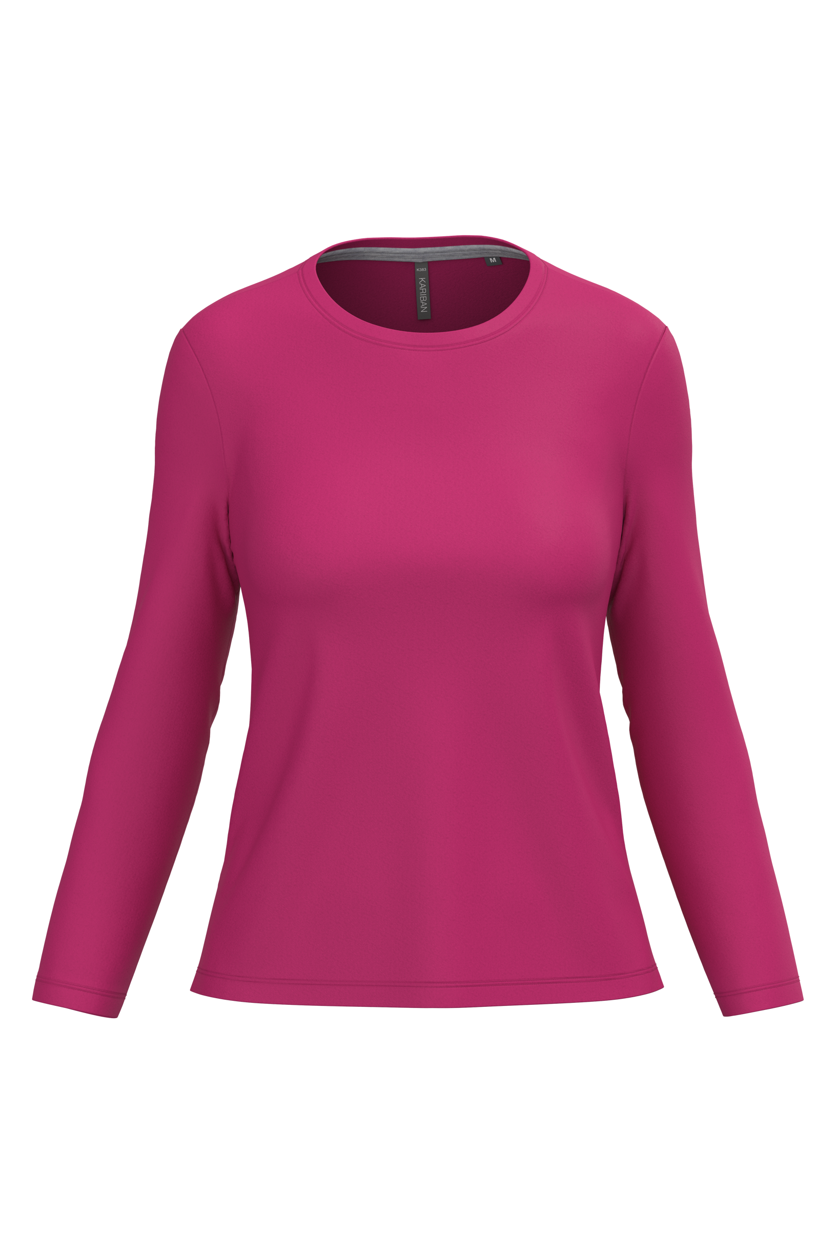 Miniature 14 pour T-shirt col rond manches longues femme