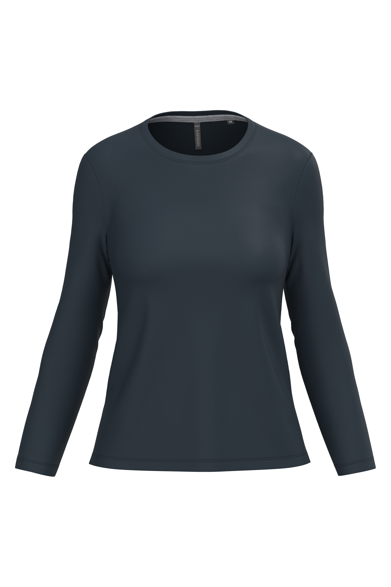 Miniature 19 pour T-shirt col rond manches longues femme