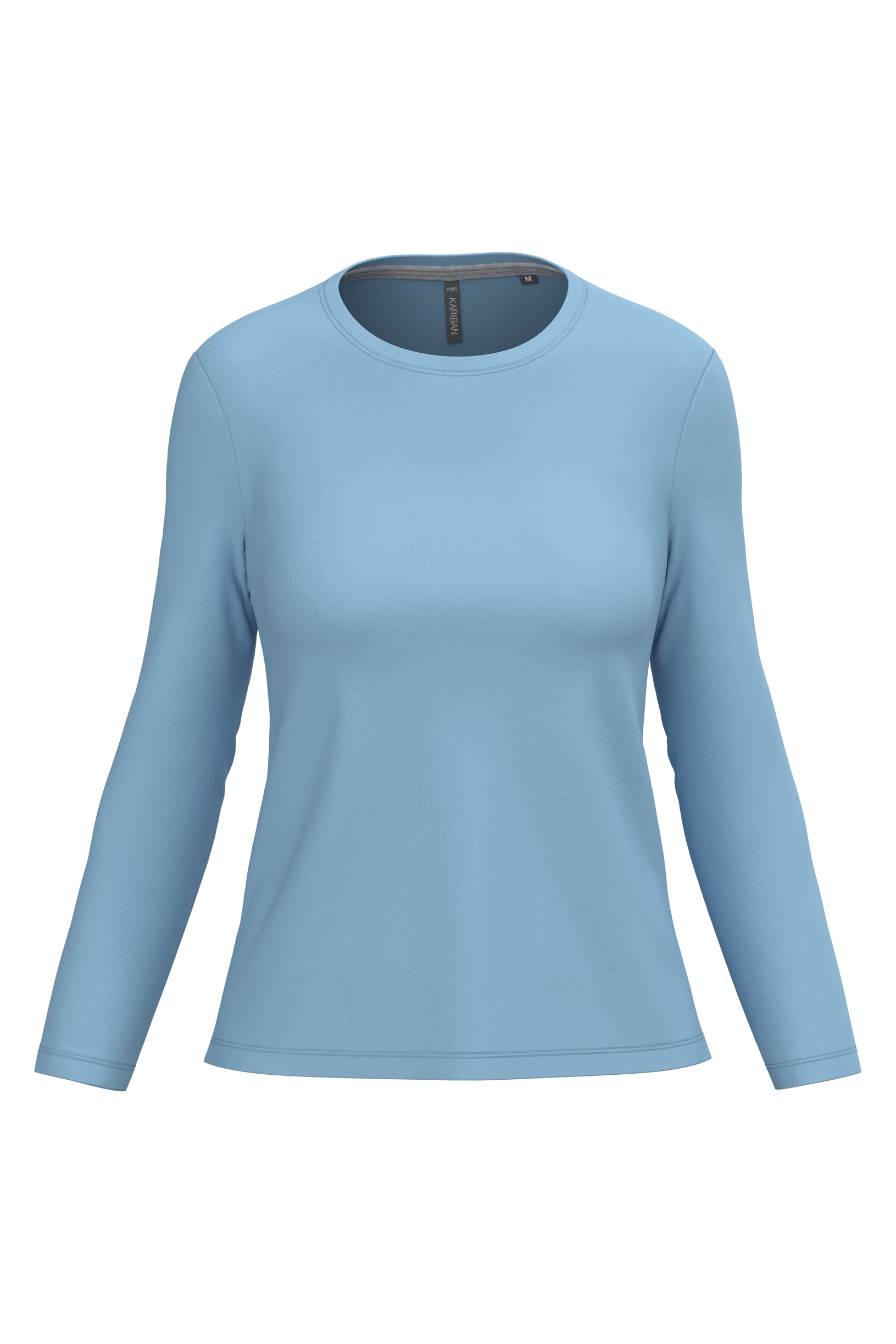 Miniature 24 pour T-shirt col rond manches longues femme