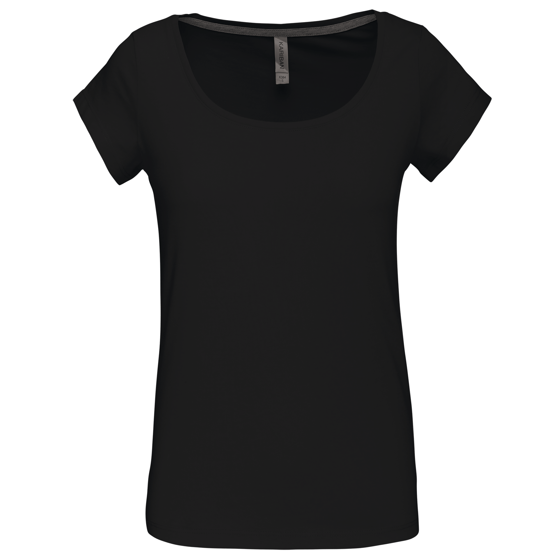 Miniature 7 pour T-shirt col bateau manches courtes femme