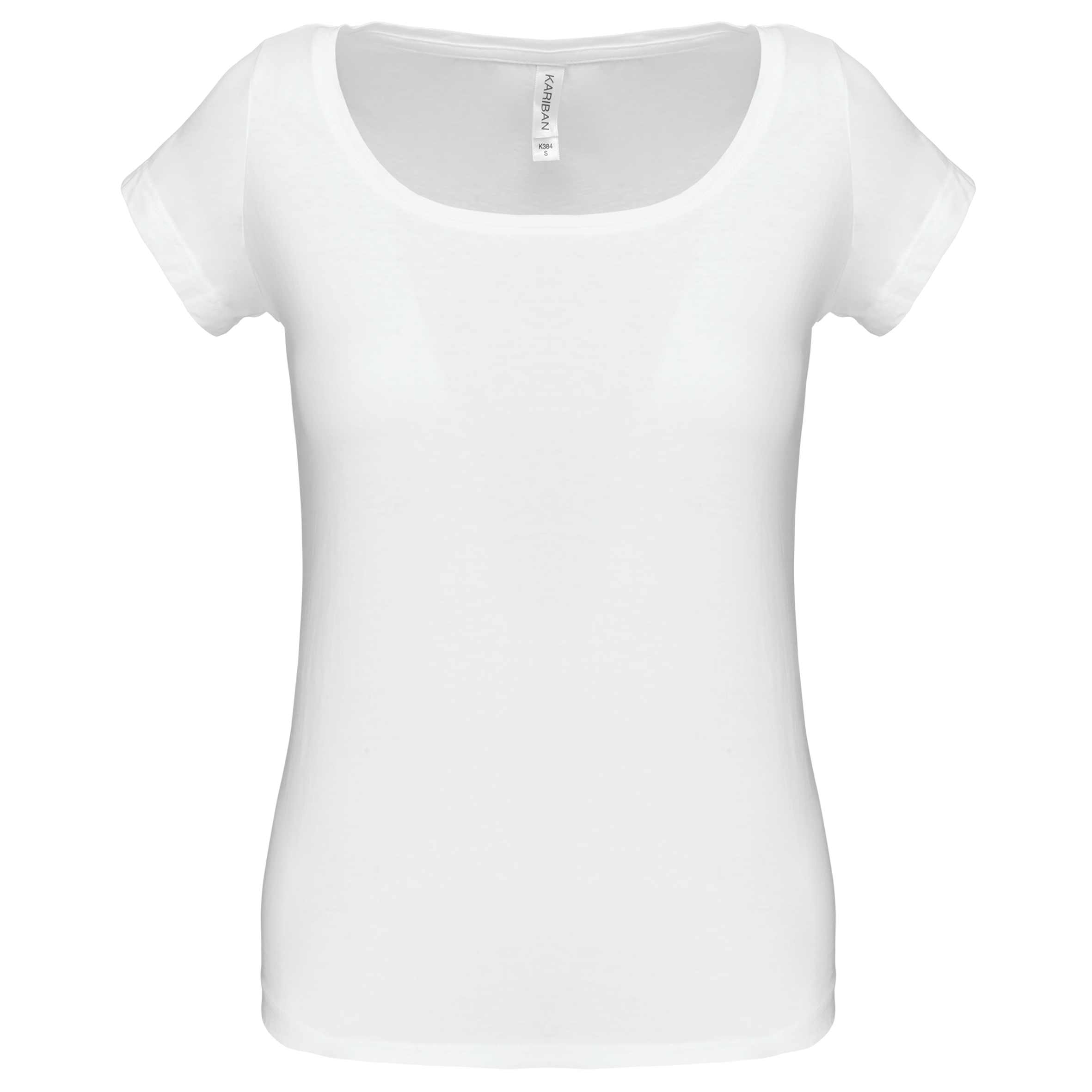 Miniature 8 pour T-shirt col bateau manches courtes femme