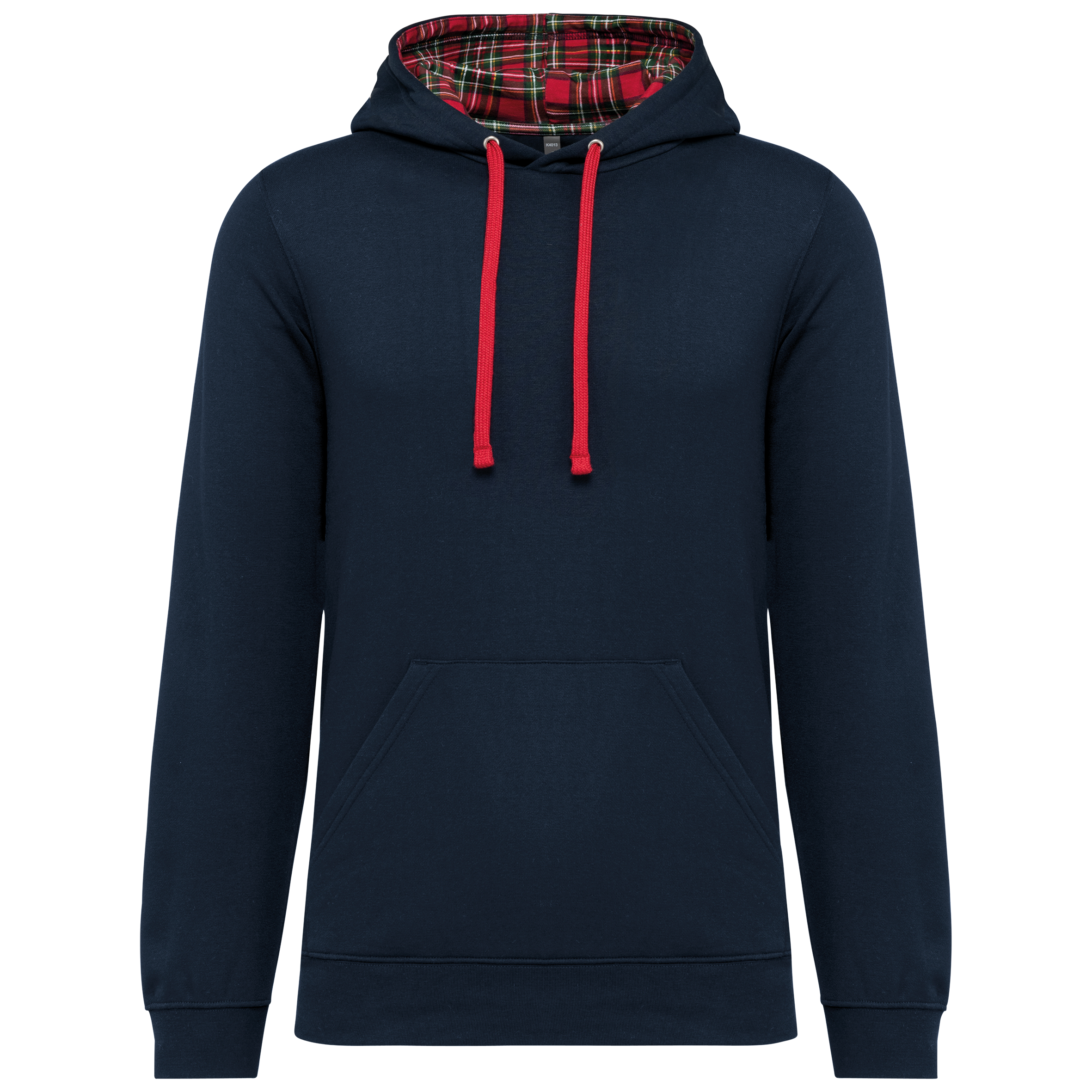 Miniature 19 pour Sweat-shirt à capuche contrastée à motifs unisexe