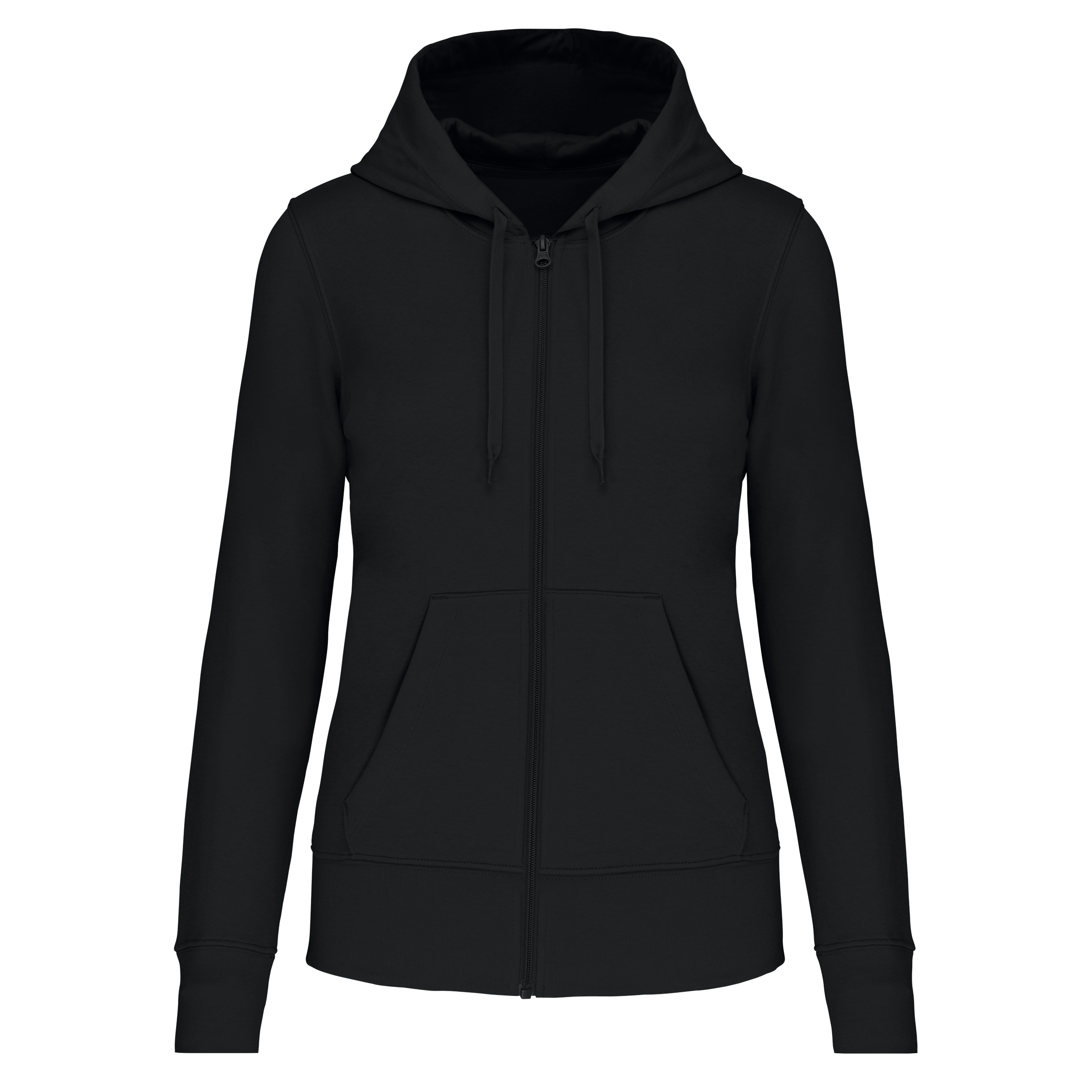 Miniature 8 pour Sweat-shirt écoresponsable zippé à capuche femme