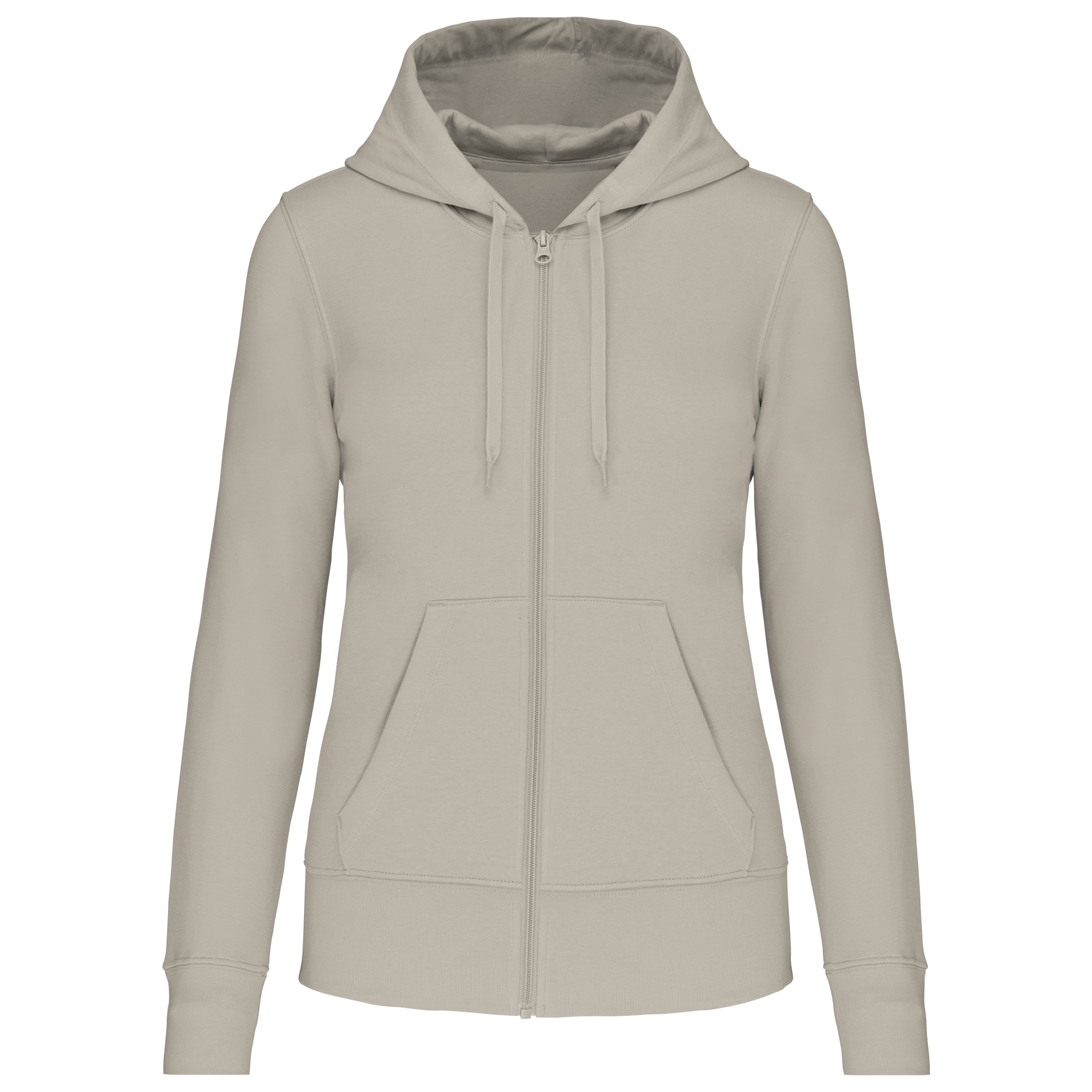 Miniature 9 pour Sweat-shirt écoresponsable zippé à capuche femme