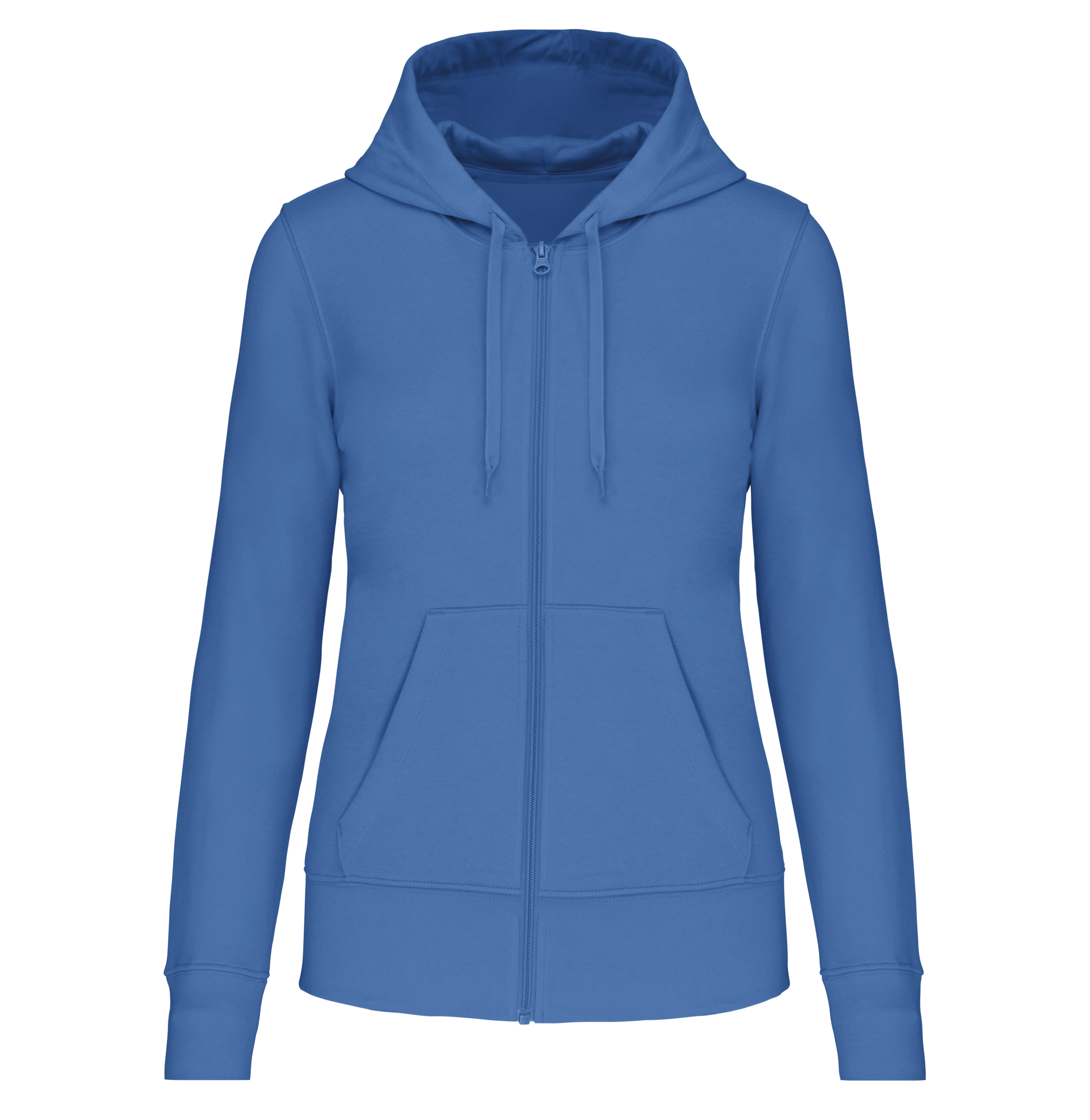 Miniature 13 pour Sweat-shirt écoresponsable zippé à capuche femme