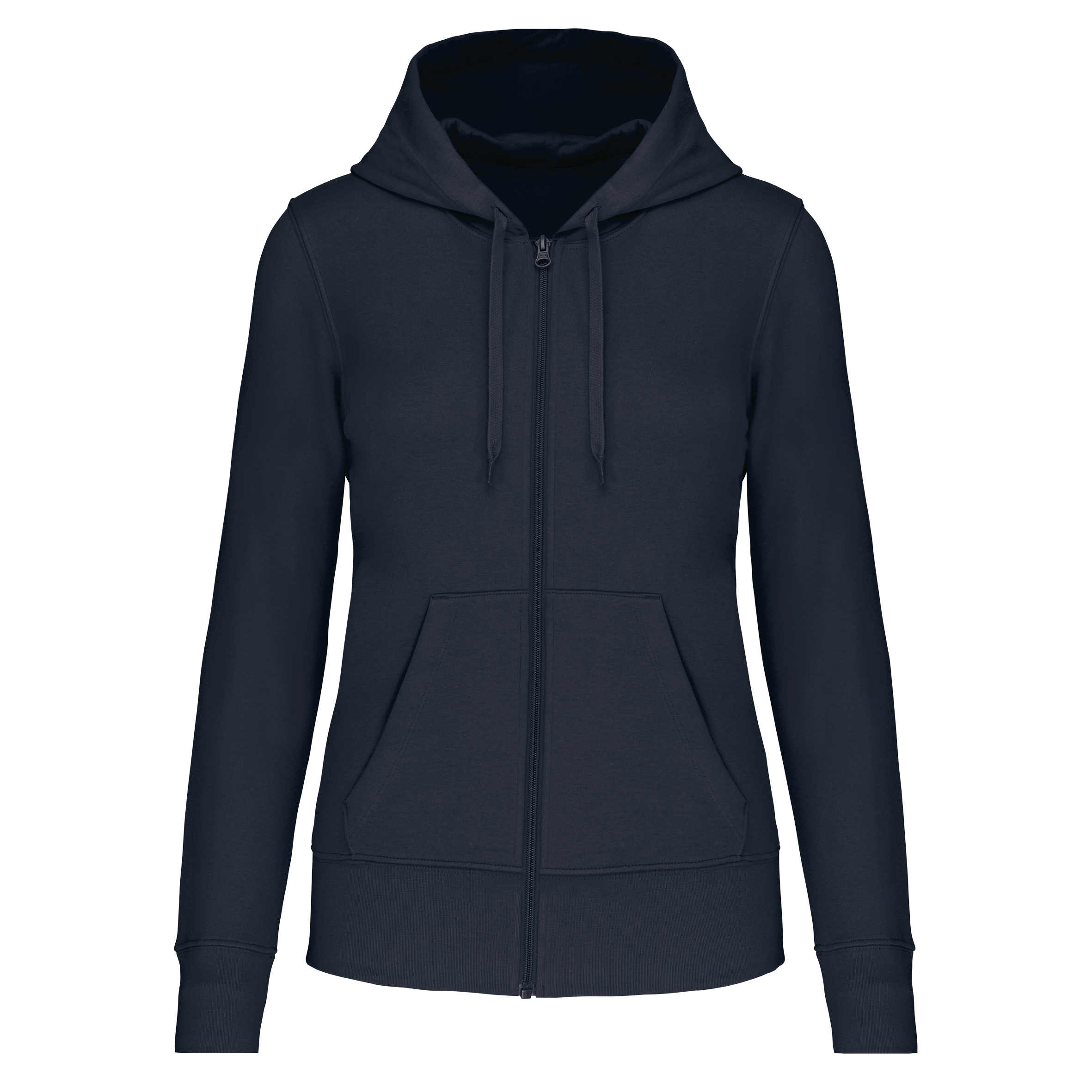 Miniature 14 pour Sweat-shirt écoresponsable zippé à capuche femme