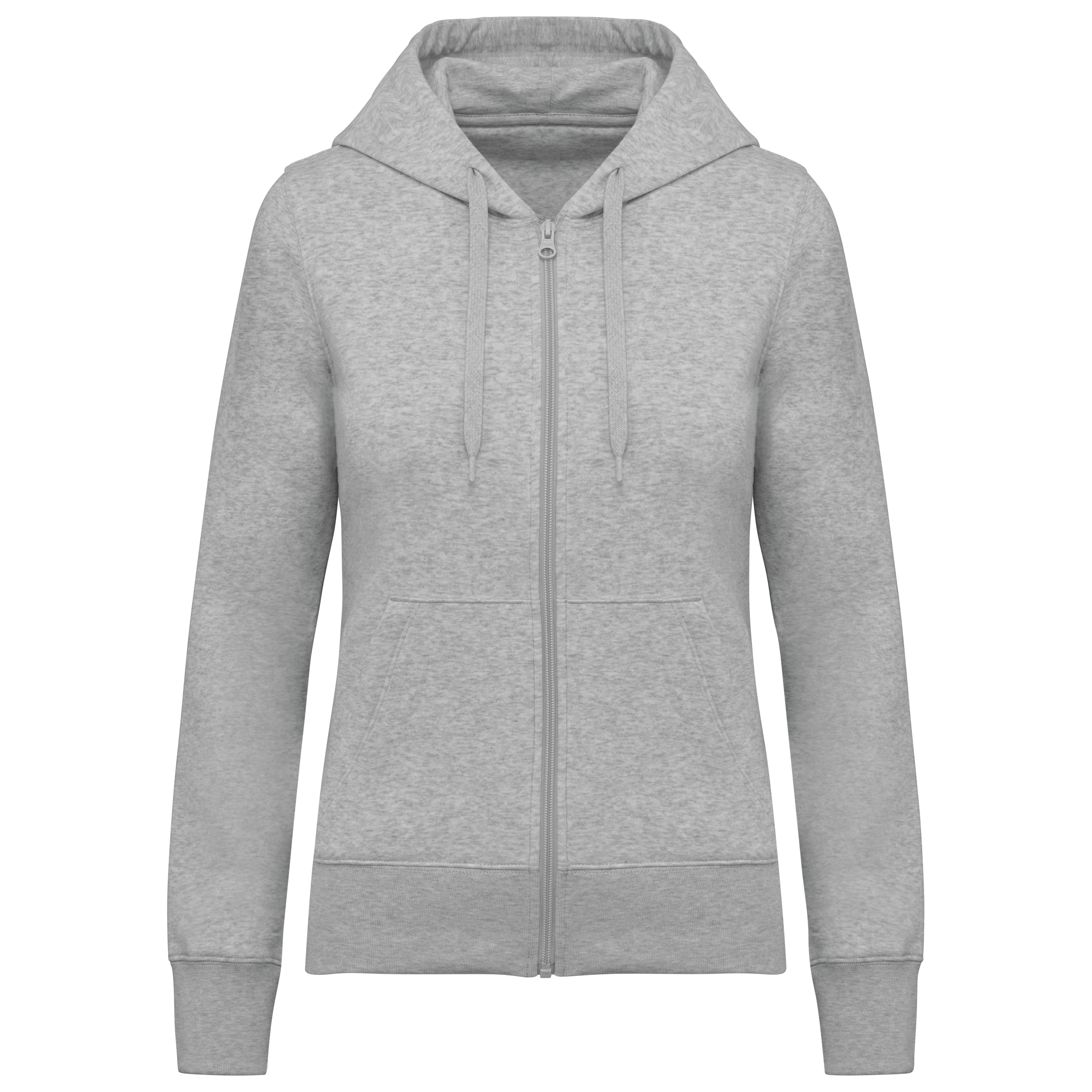 Miniature 15 pour Sweat-shirt écoresponsable zippé à capuche femme