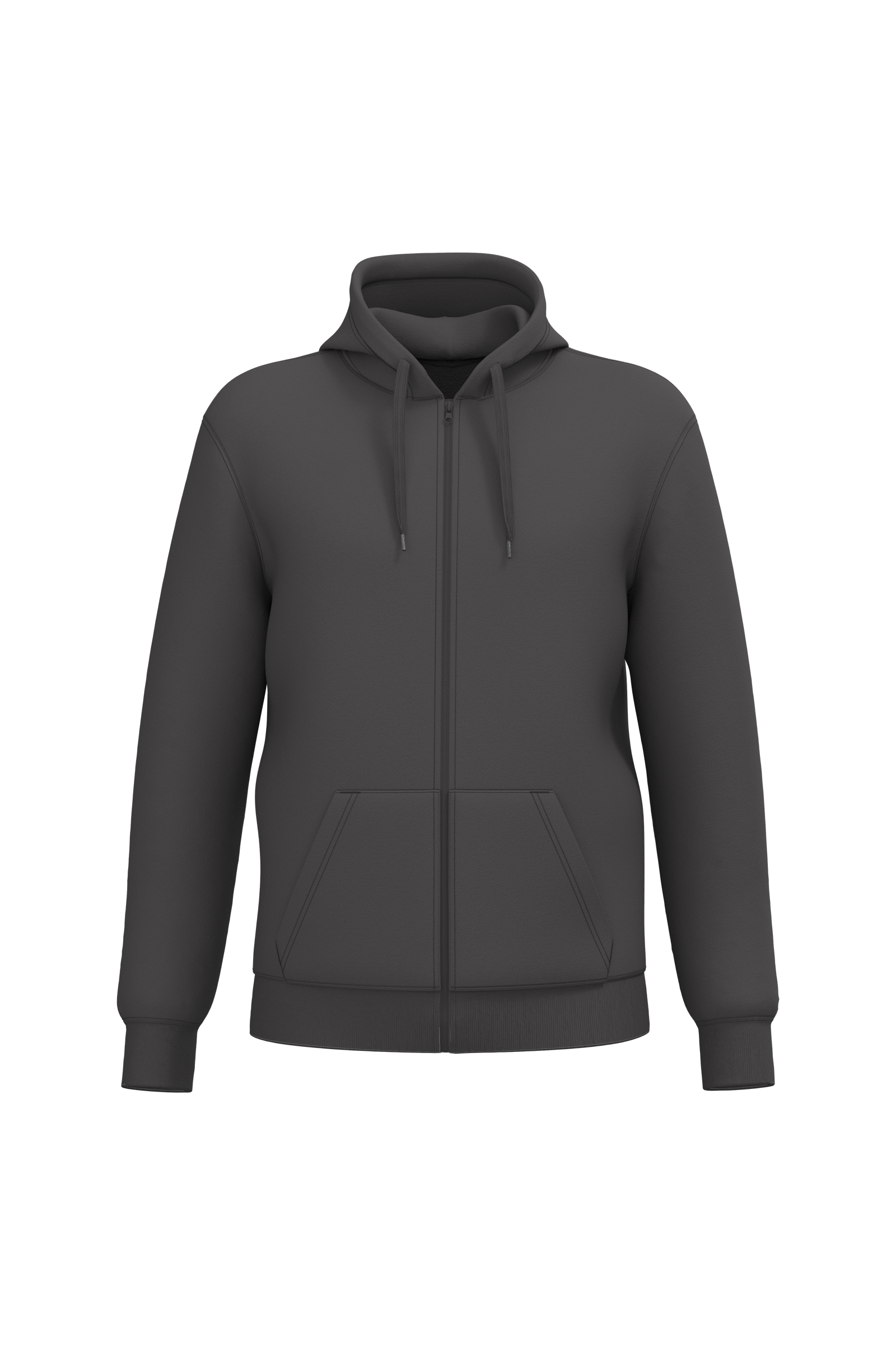 Miniature 22 pour Sweat-shirt recyclé zippé à capuche unisexe