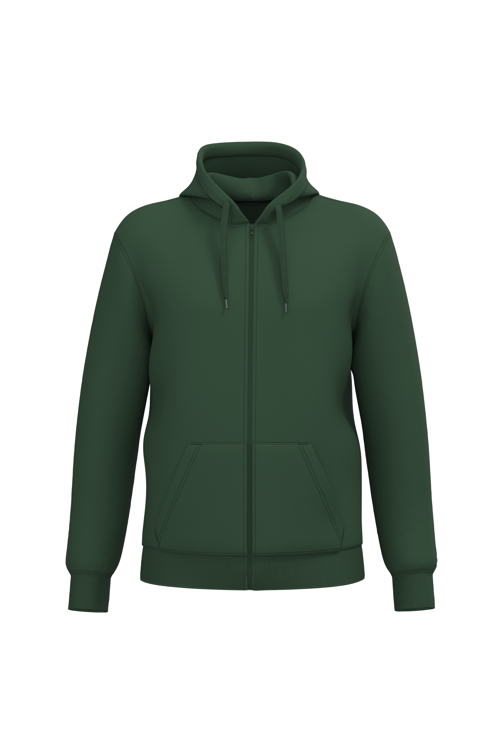 Miniature 27 pour Sweat-shirt recyclé zippé à capuche unisexe