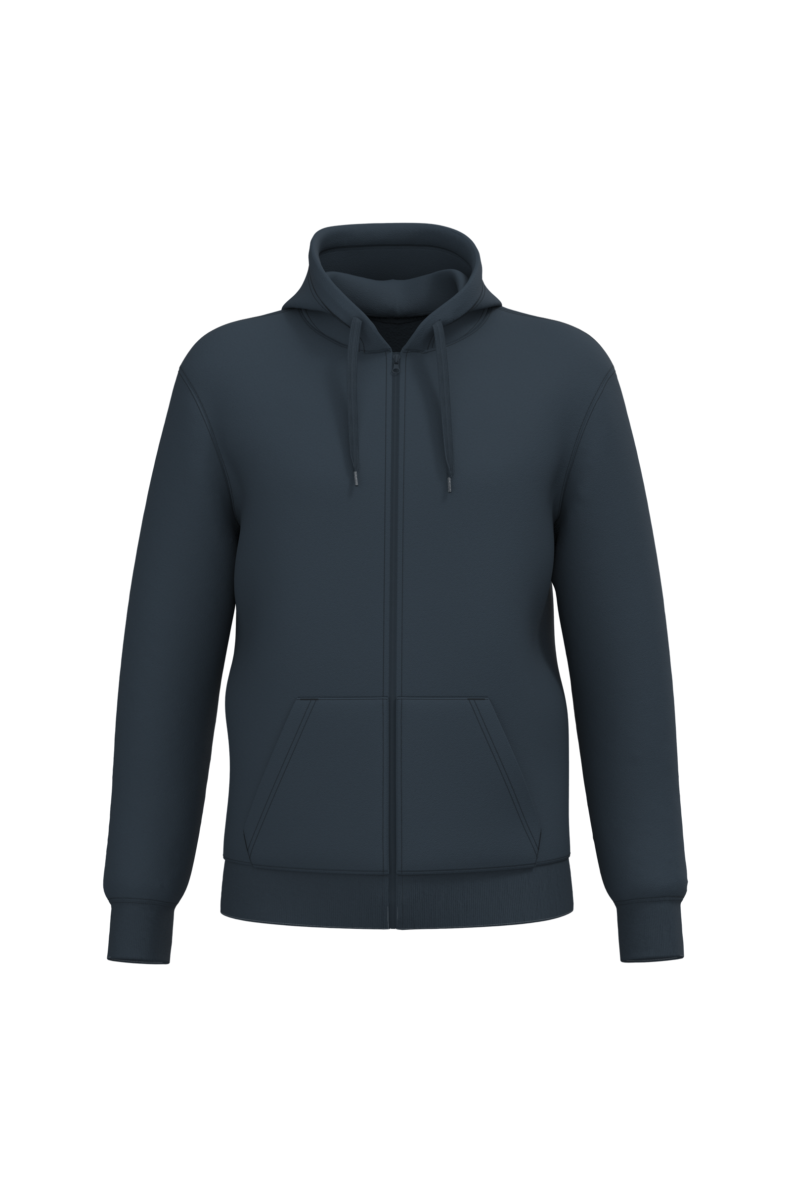Miniature 24 pour Sweat-shirt recyclé zippé à capuche unisexe