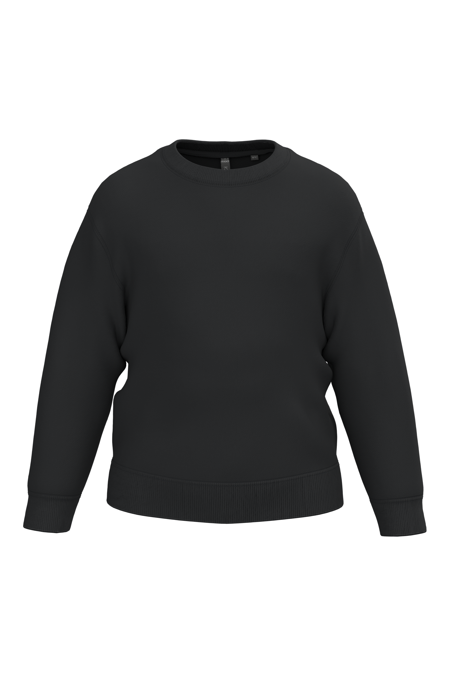 Visuel Sweat-shirt recyclé col rond enfant