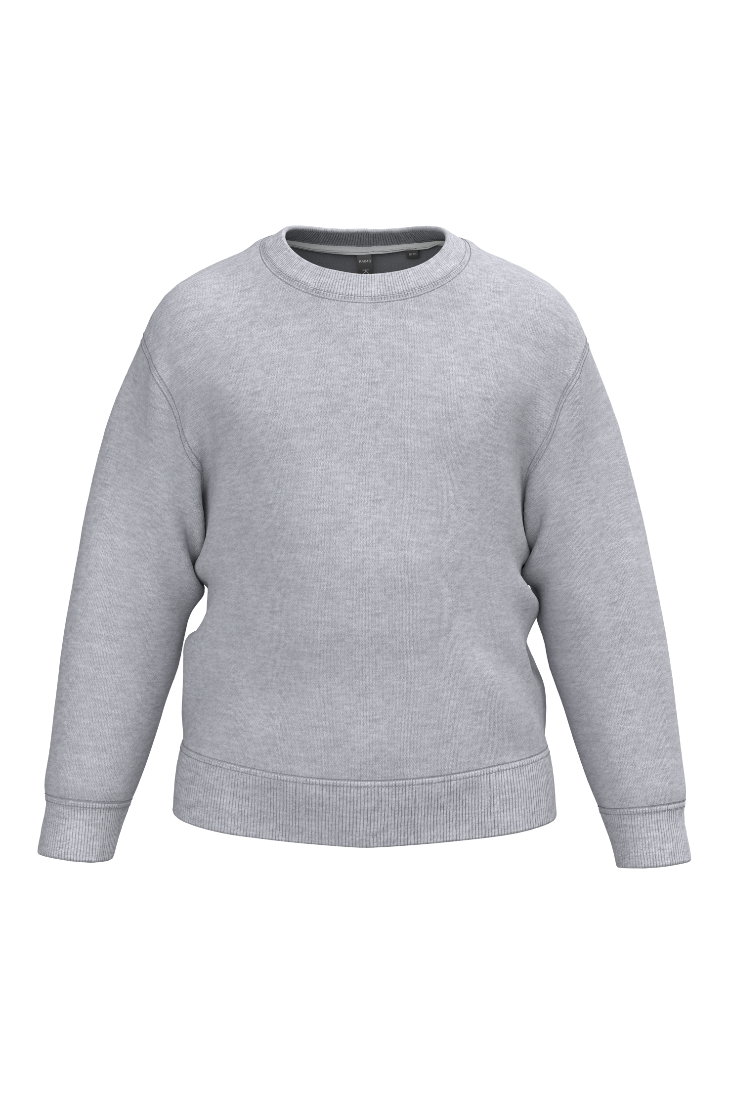 Miniature 3 pour Sweat-shirt recyclé col rond enfant