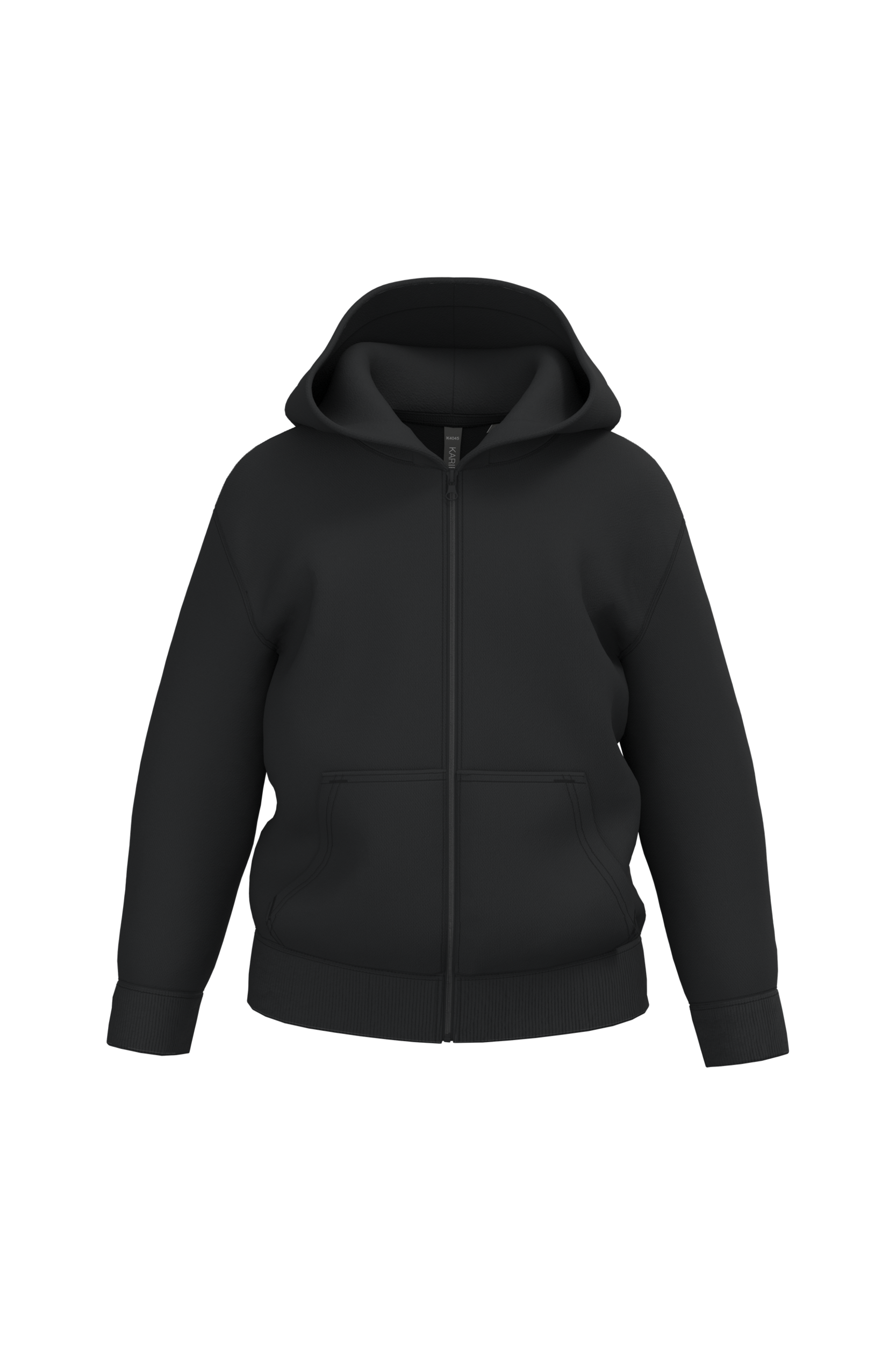 Visuel Sweat-shirt recyclé zippé à capuche enfant