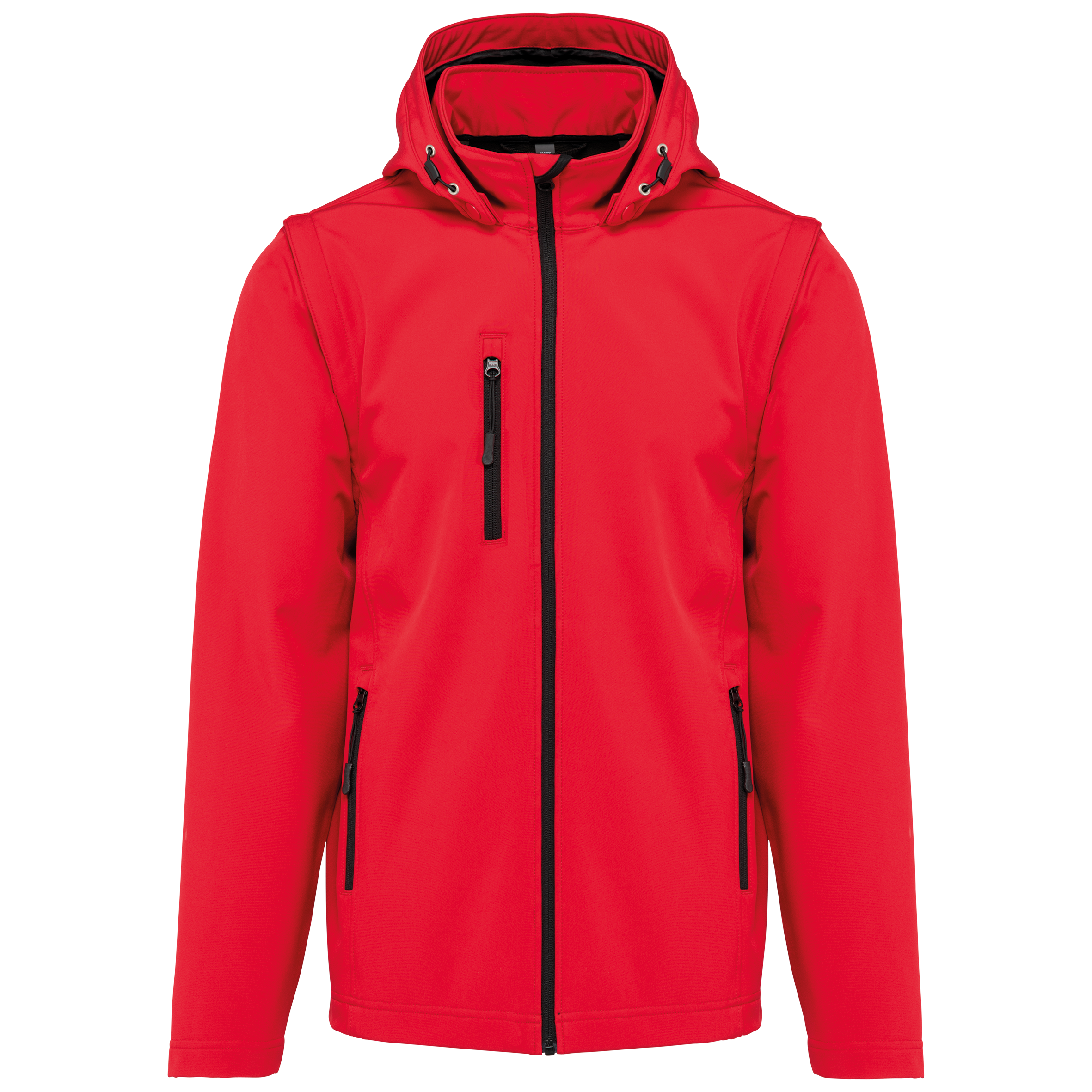 Miniature 24 pour Veste Softshell 3 couches à capuche avec manches amovibles unisexe
