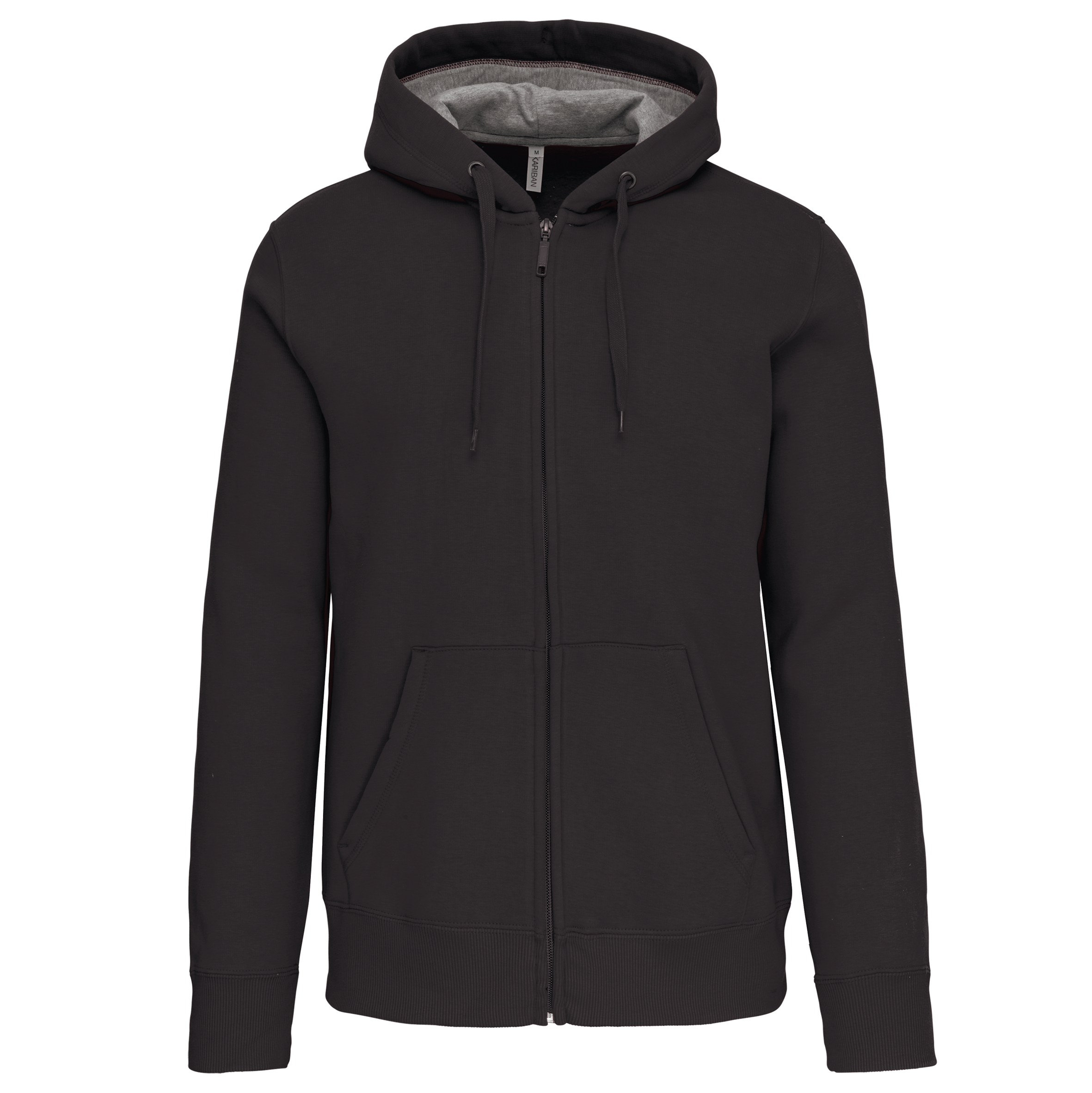 Miniature 18 pour Sweat-shirt zippé capuche unisexe