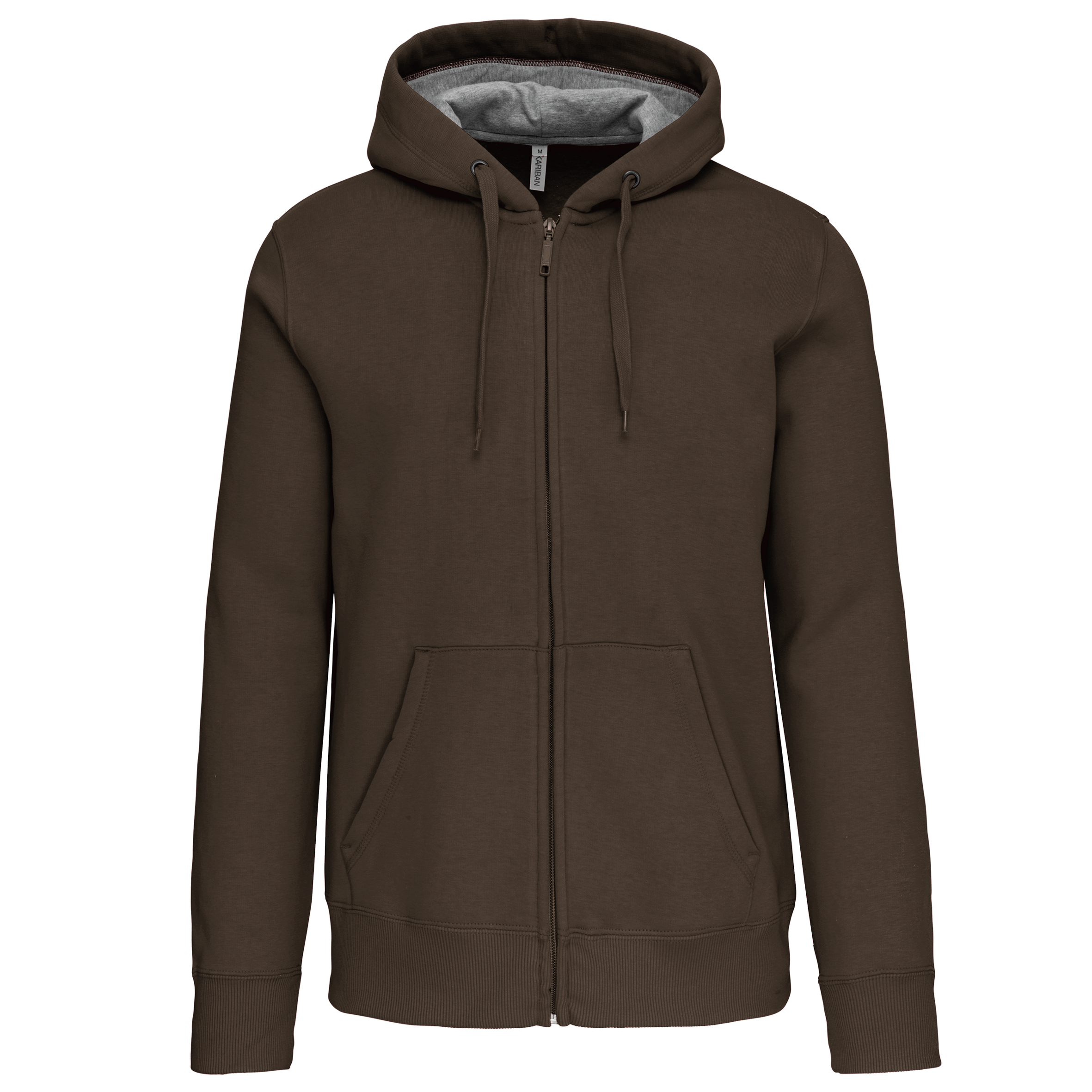 Miniature 19 pour Sweat-shirt zippé capuche unisexe