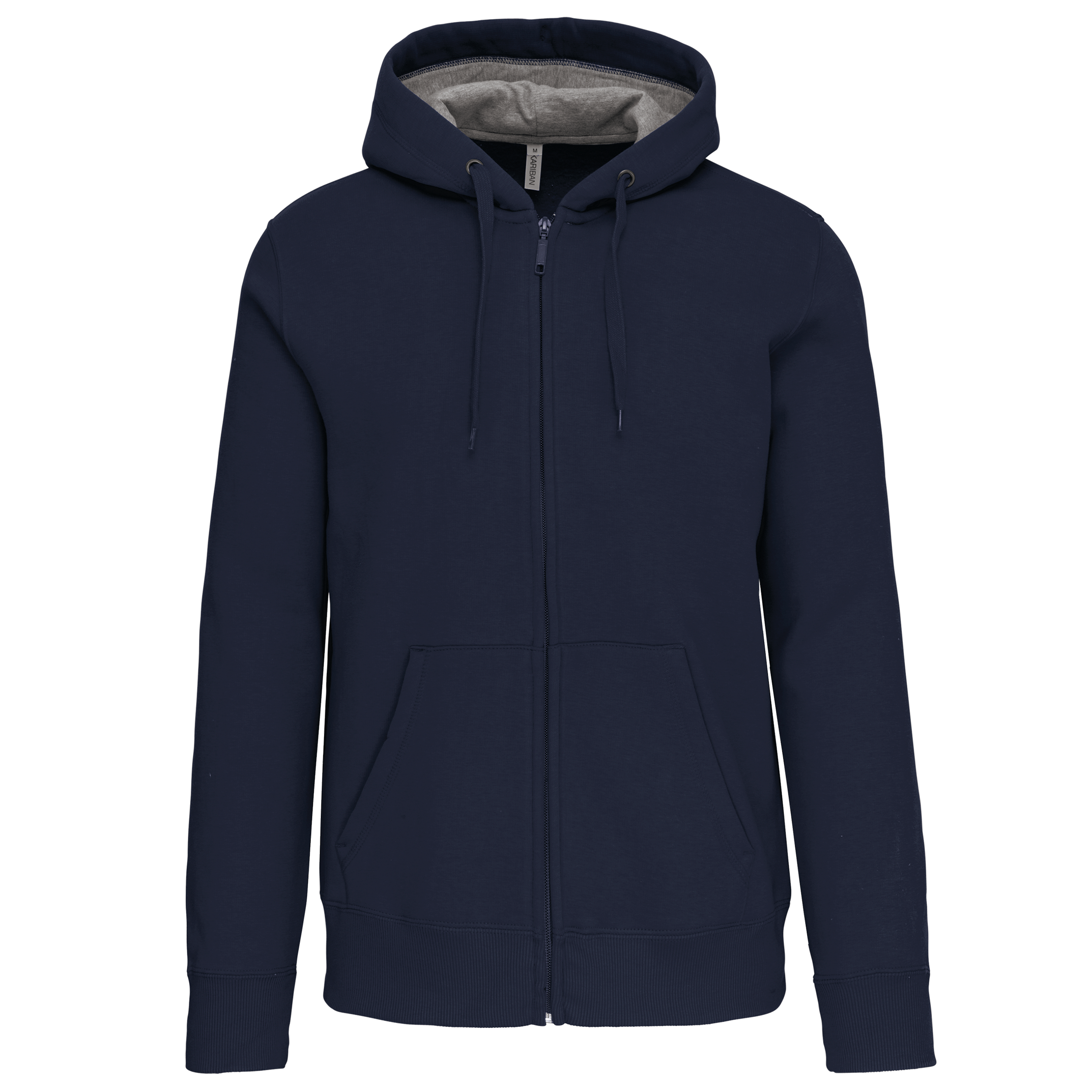 Miniature 21 pour Sweat-shirt zippé capuche unisexe
