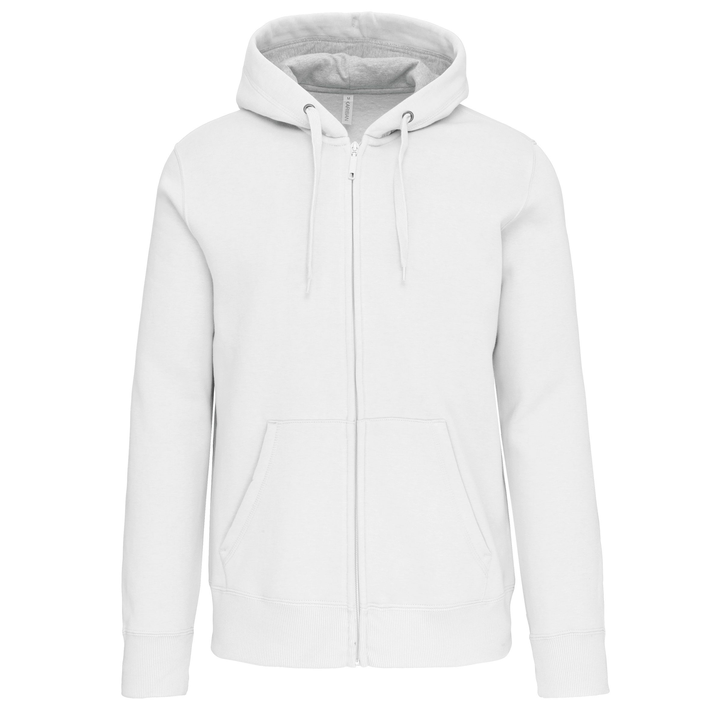 Miniature 24 pour Sweat-shirt zippé capuche unisexe