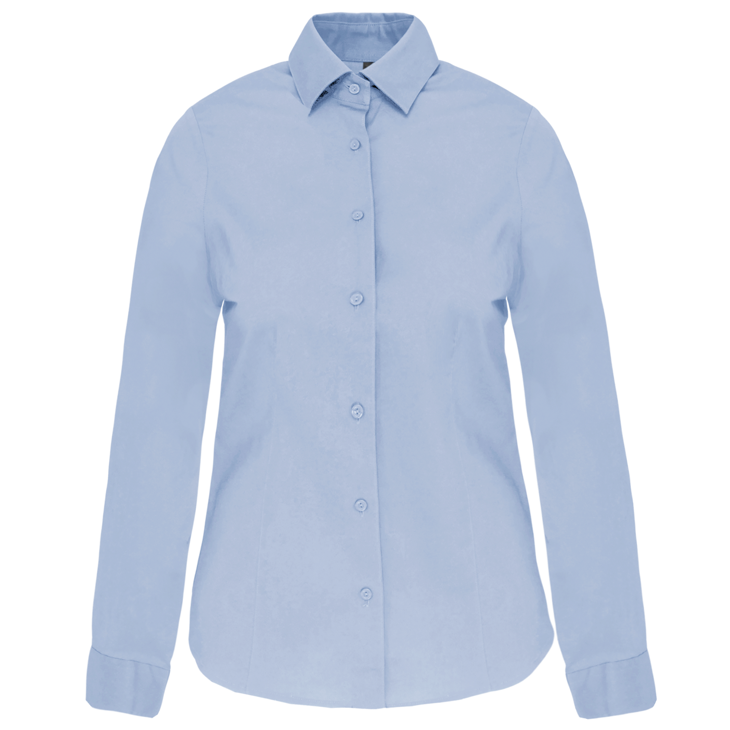 Miniature 11 pour Chemise coton / élasthanne manches longues femme