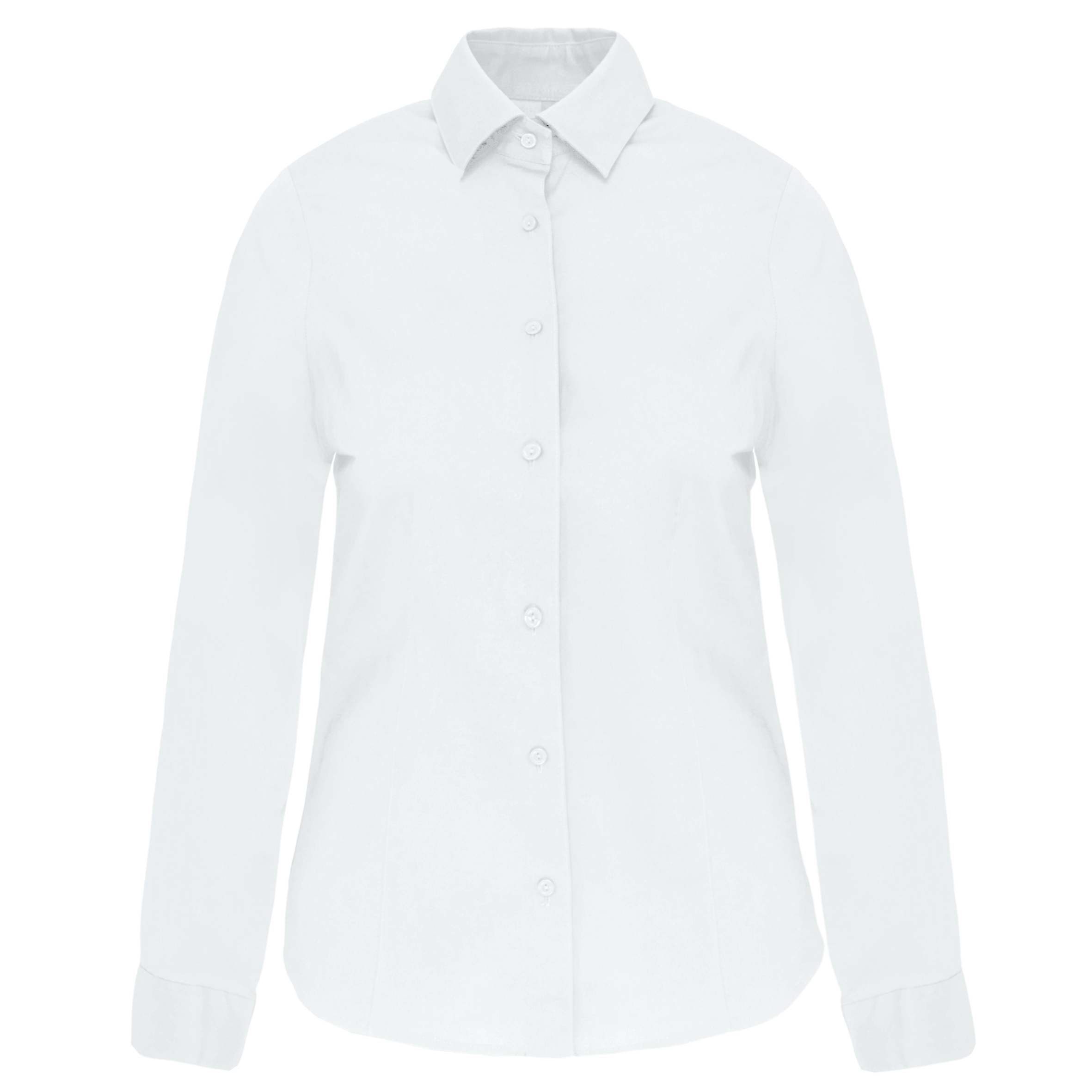 Miniature 13 pour Chemise coton / élasthanne manches longues femme